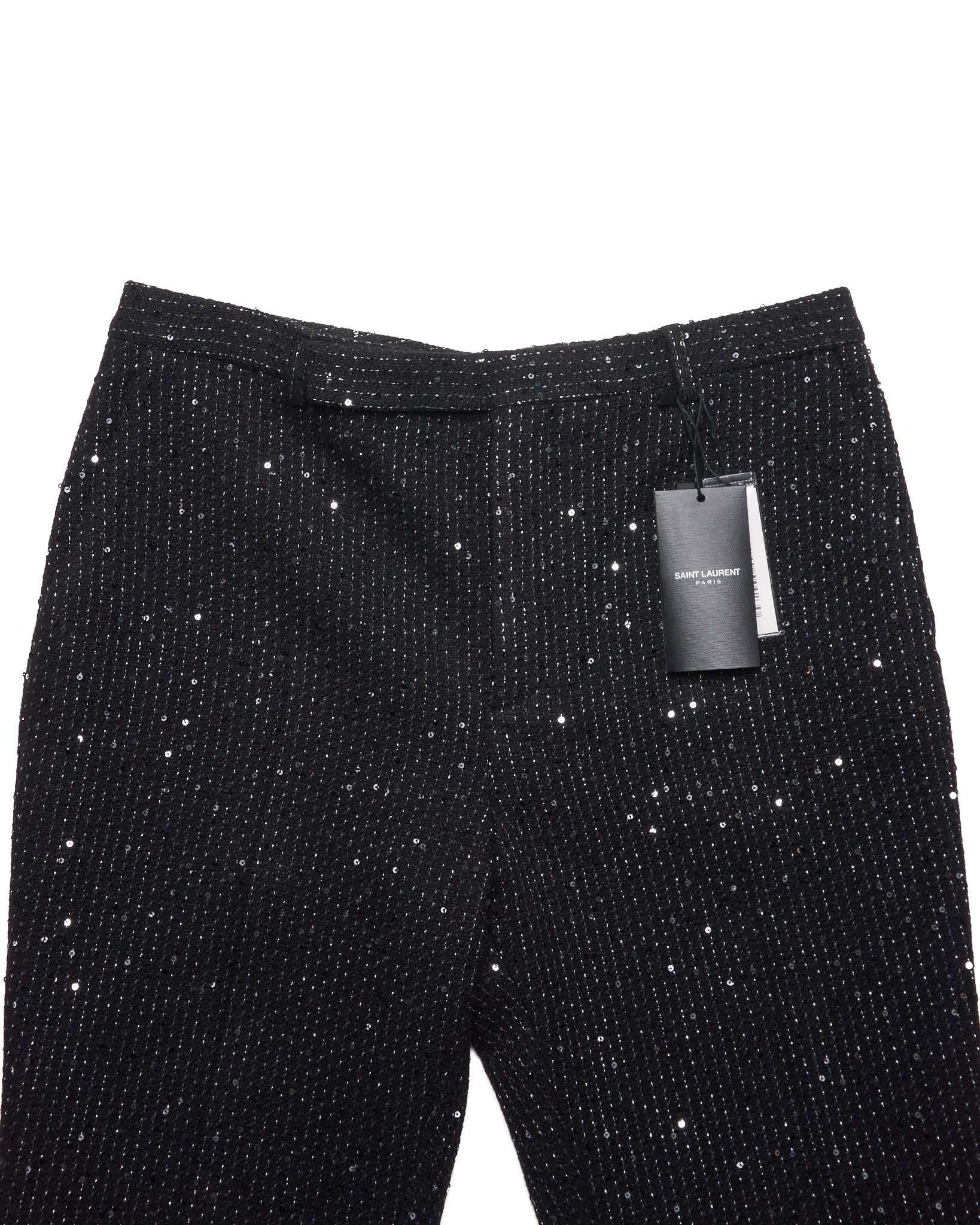 F/W19 Saint Laurent Paris Sequin Trousers