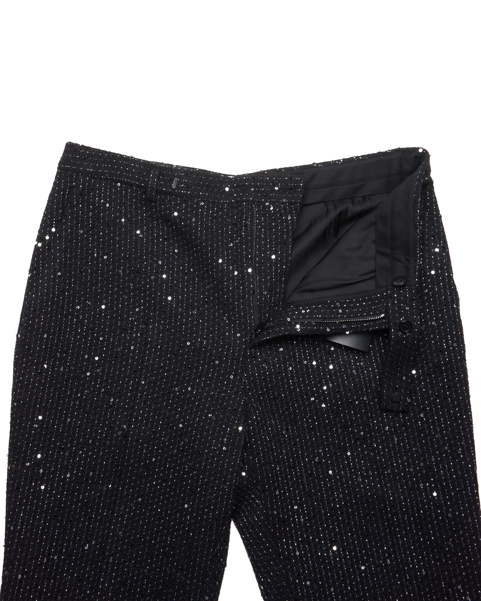 F/W19 Saint Laurent Paris Sequin Trousers