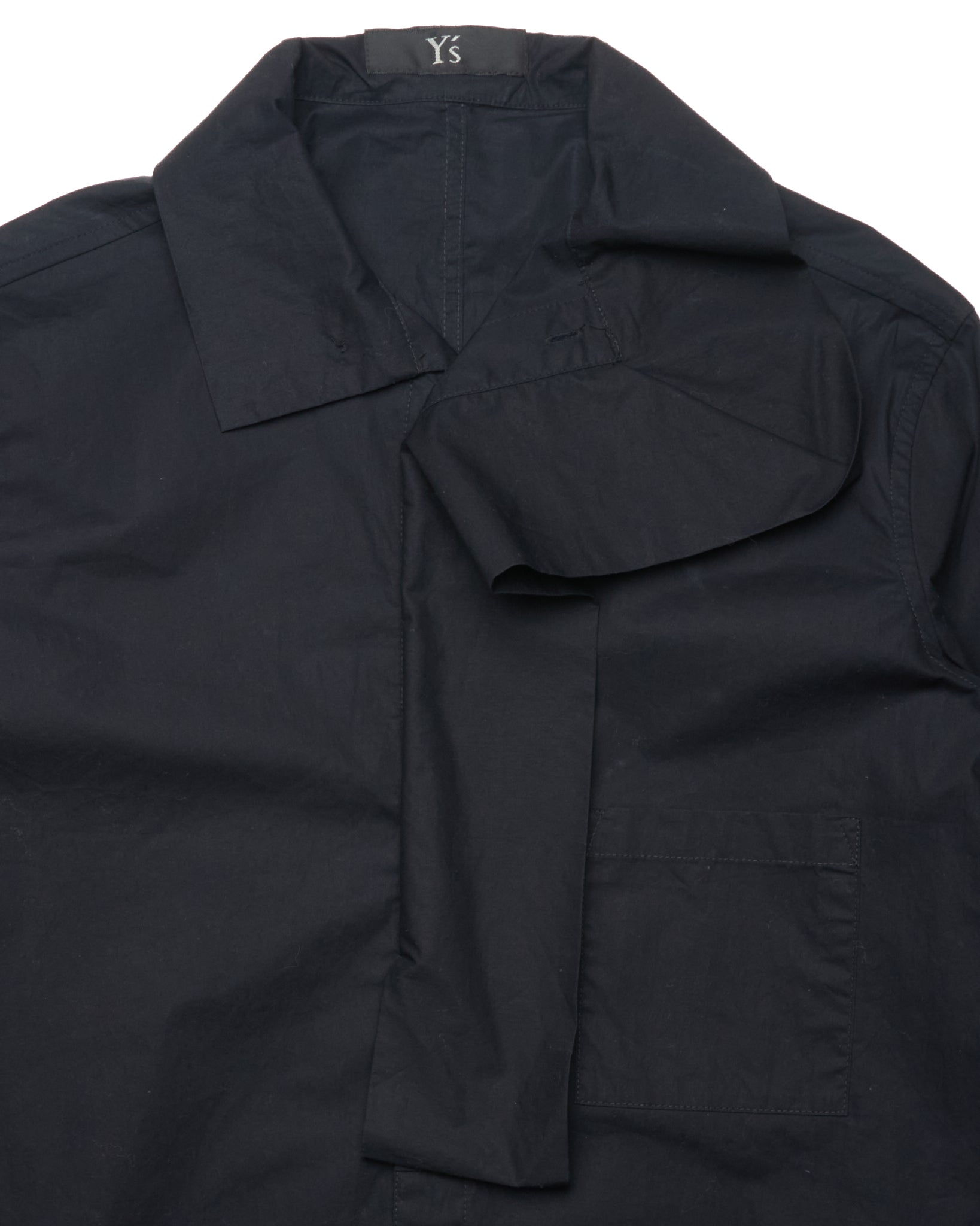 S/S15 Y's by Yohji Yamamoto Twisted High Neck Shirt