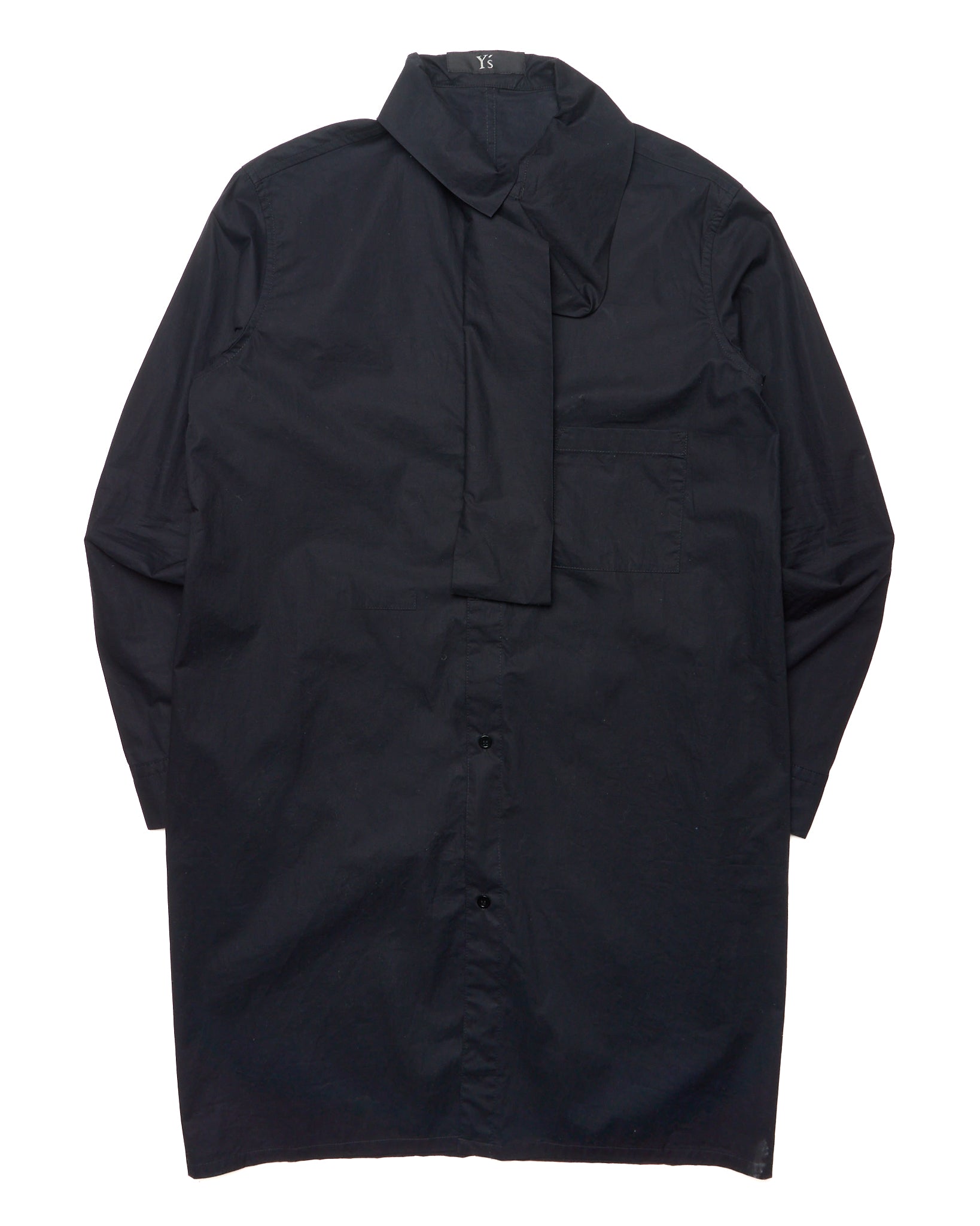 S/S15 Y's by Yohji Yamamoto Twisted High Neck Shirt