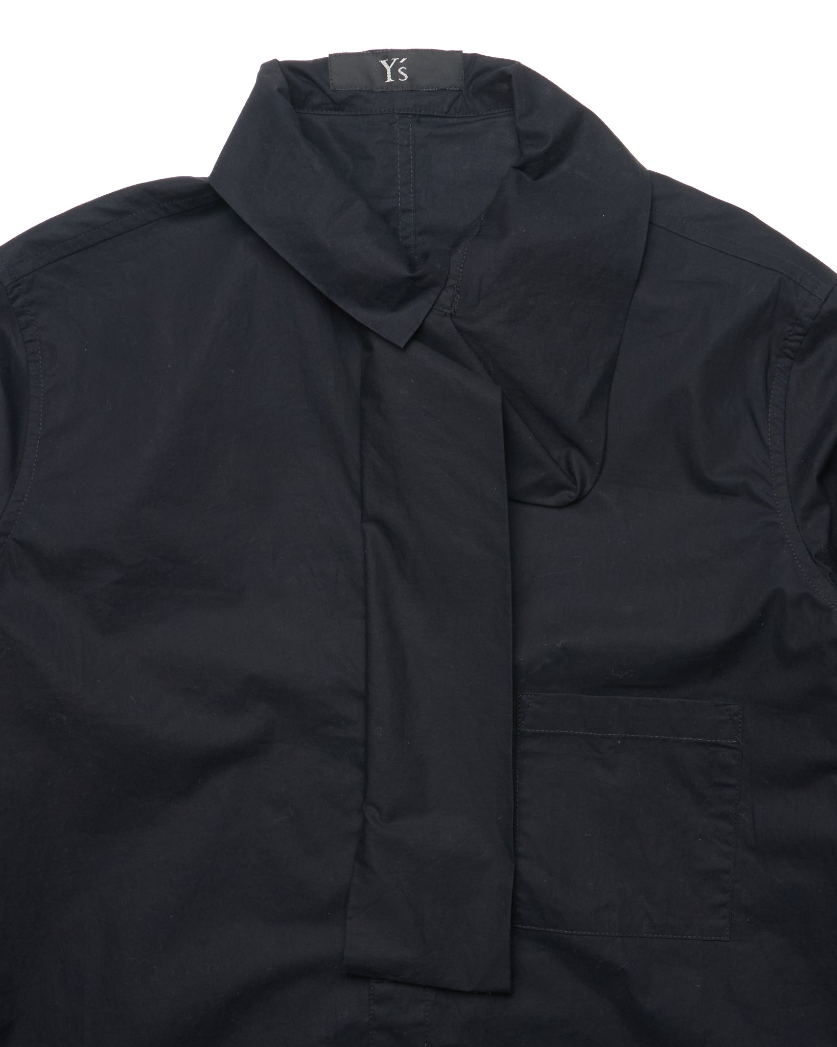 S/S15 Y's by Yohji Yamamoto Twisted High Neck Shirt