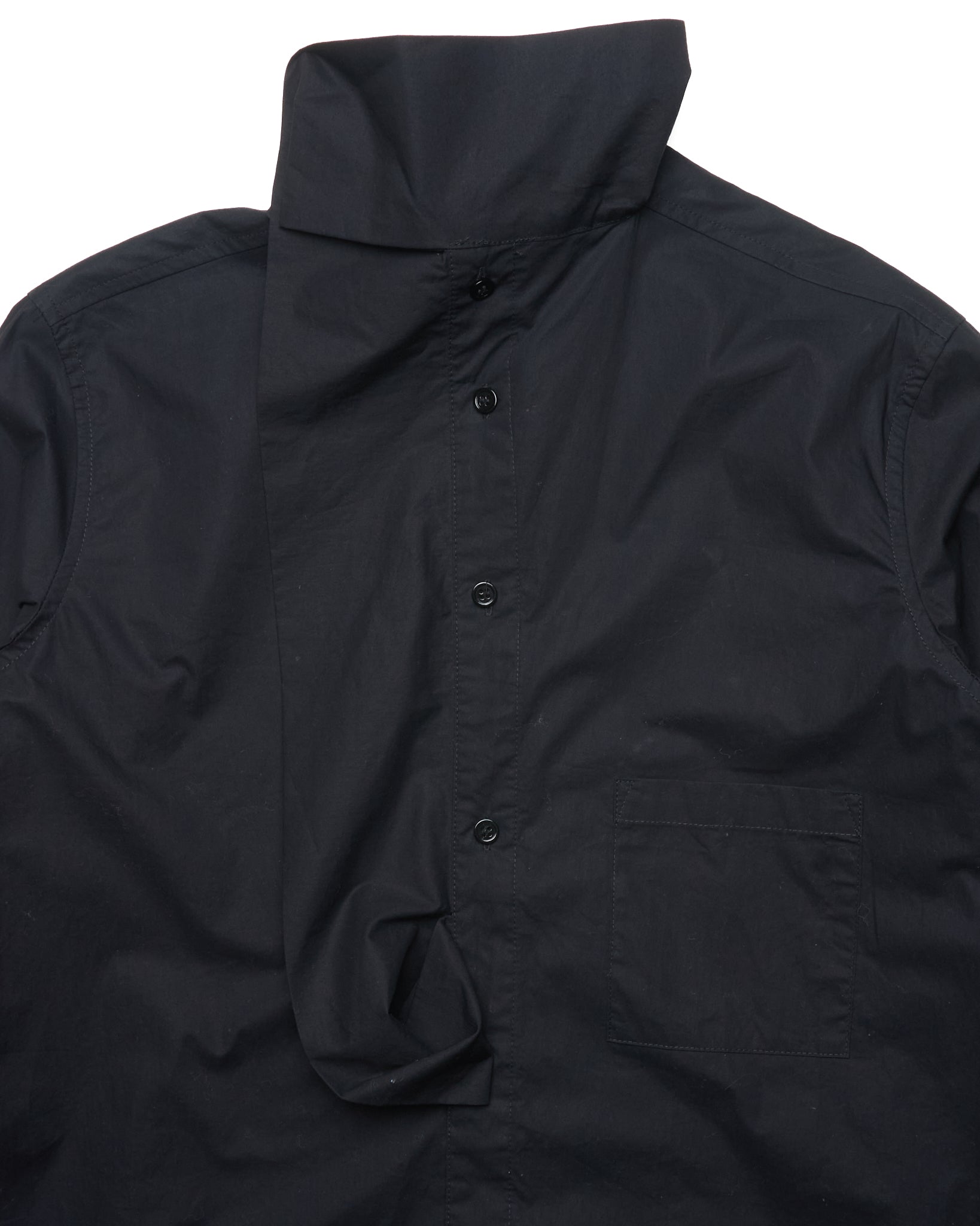 S/S15 Y's by Yohji Yamamoto Twisted High Neck Shirt