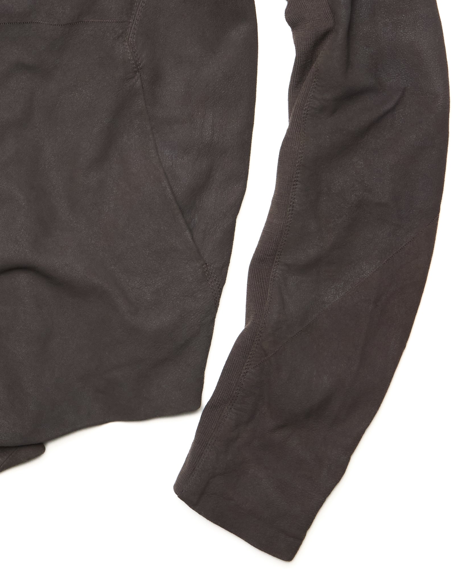 S/S11 Rick Owens Lambskin Classic Asymmetric Biker Jacket