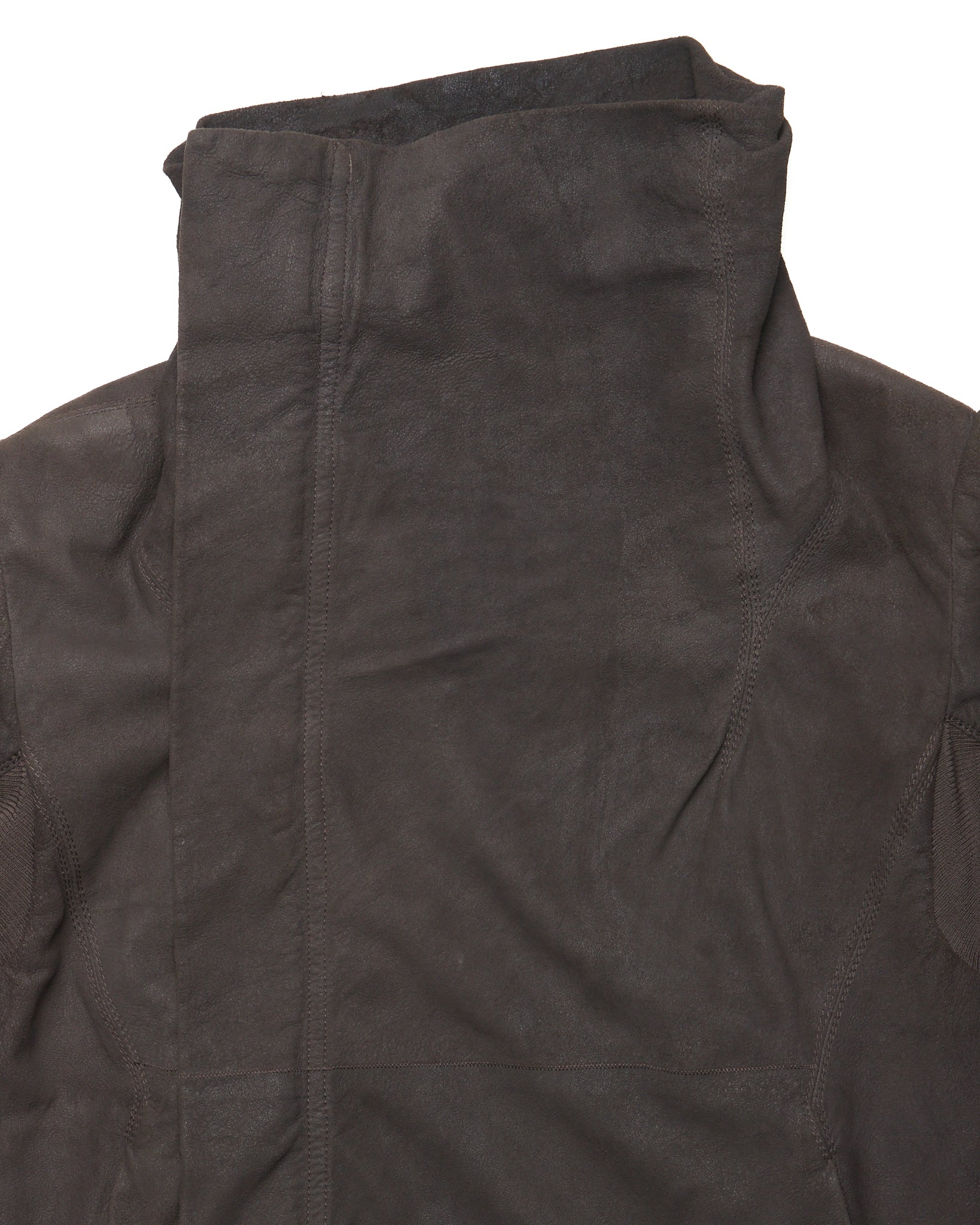 S/S11 Rick Owens Lambskin Classic Asymmetric Biker Jacket