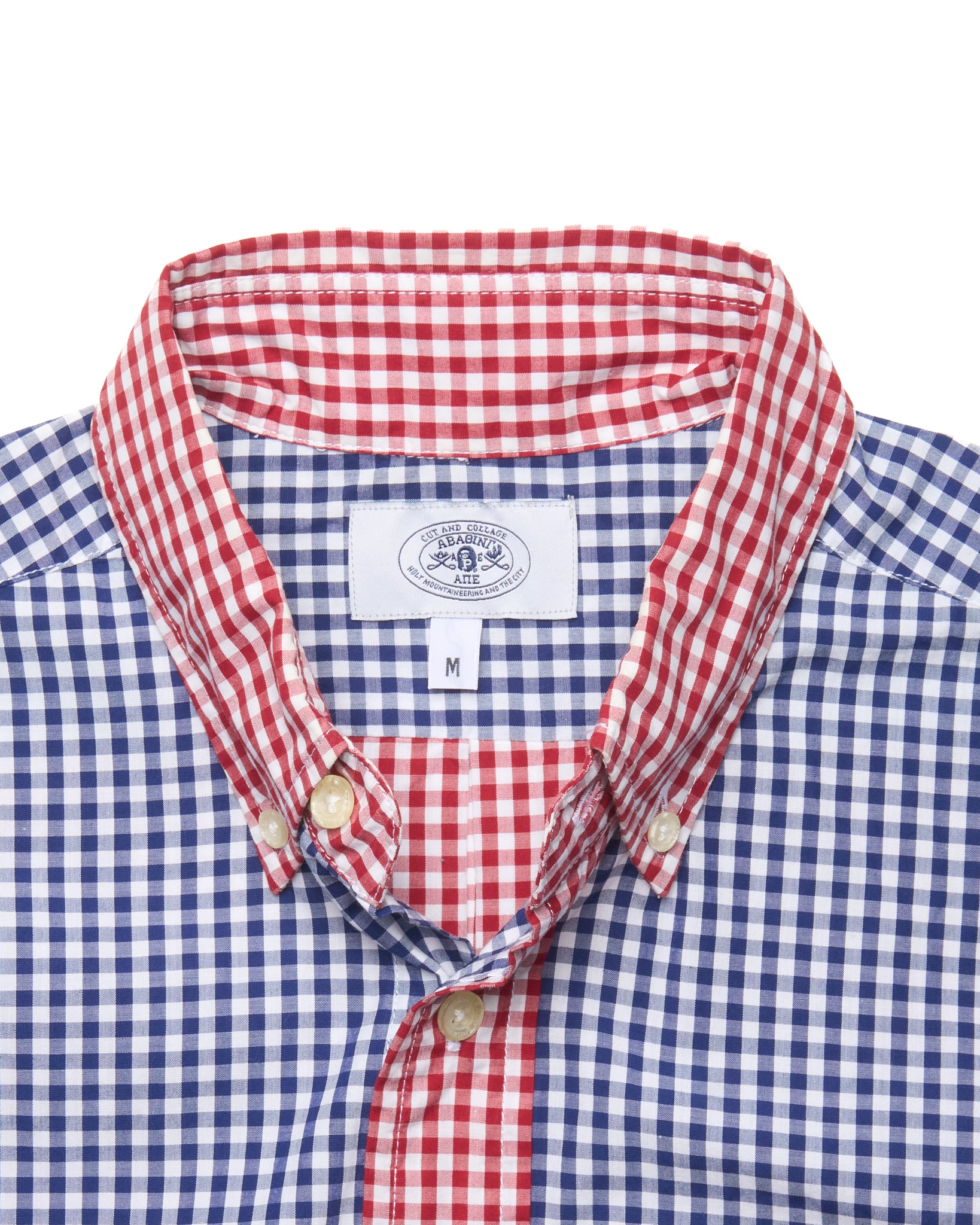 2012 BAPE Colour-Block Plaid Button-Up