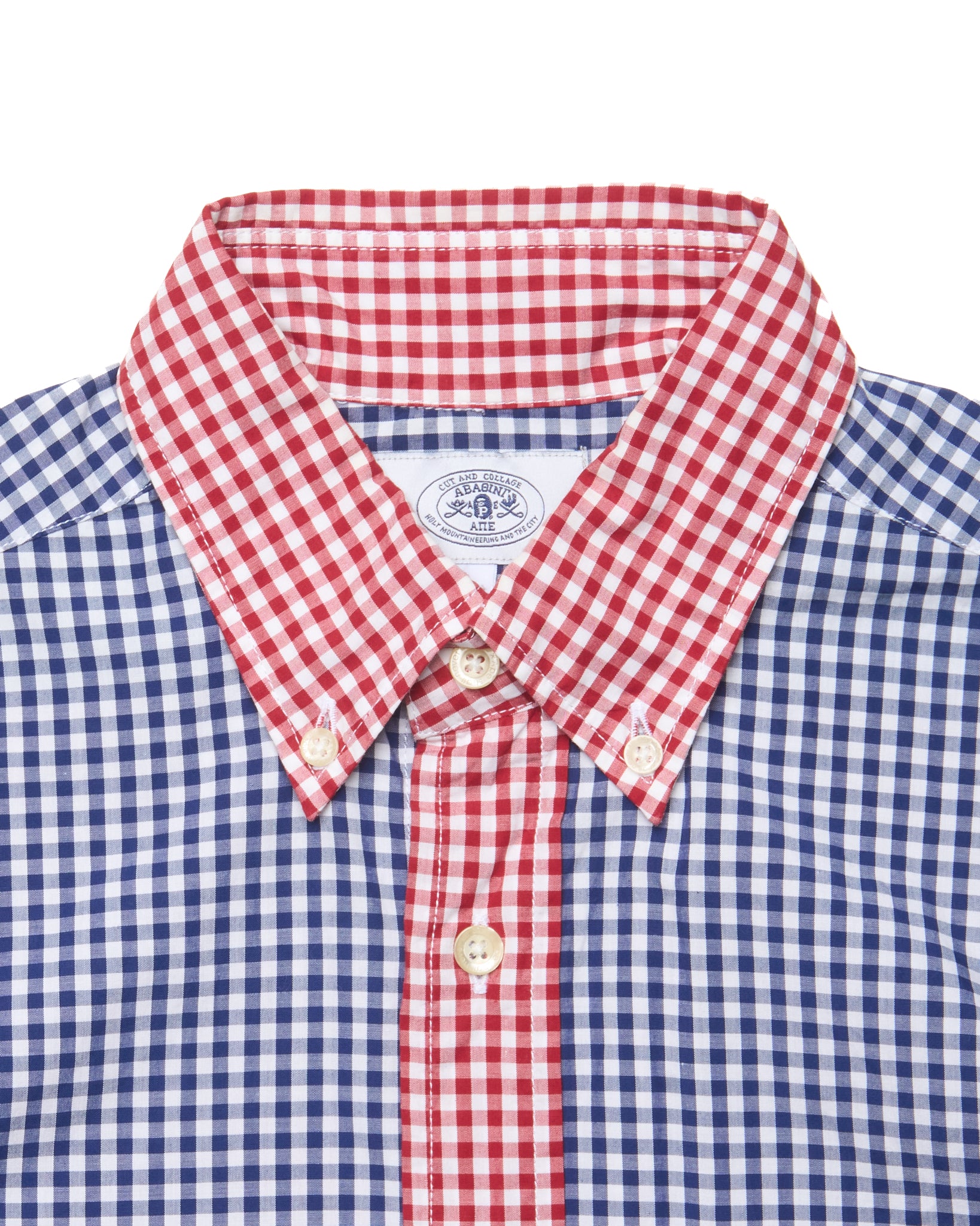 2012 BAPE Colour-Block Plaid Button-Up