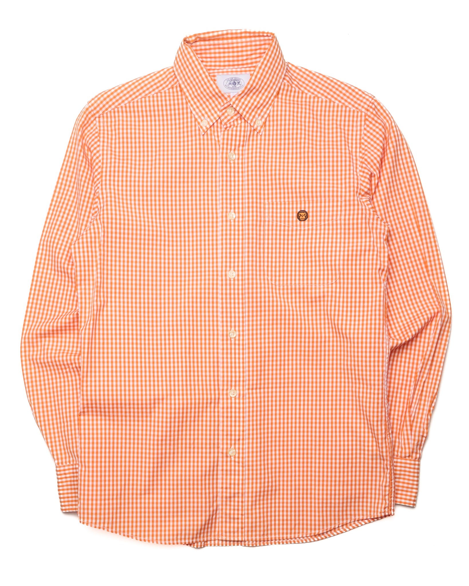 2012 BAPE Plaid Baby Milo Button-Up