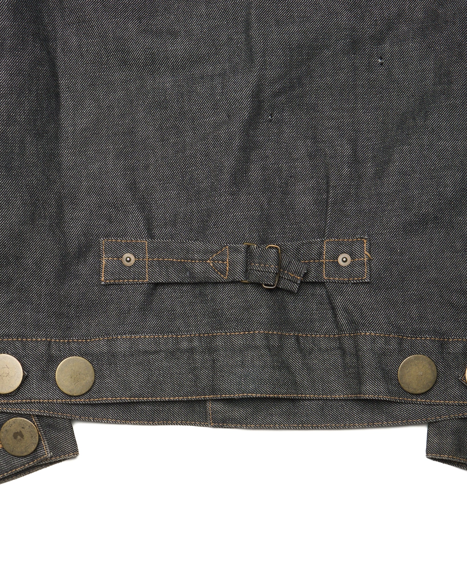 Late 90’s Beauty:Beast Type II Large Button Graphic Print Denim Jacket