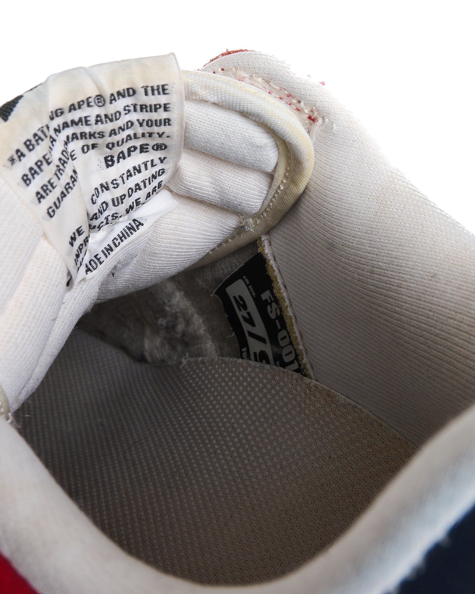 ‘06 BAPE Leather Bapesta Sneakers