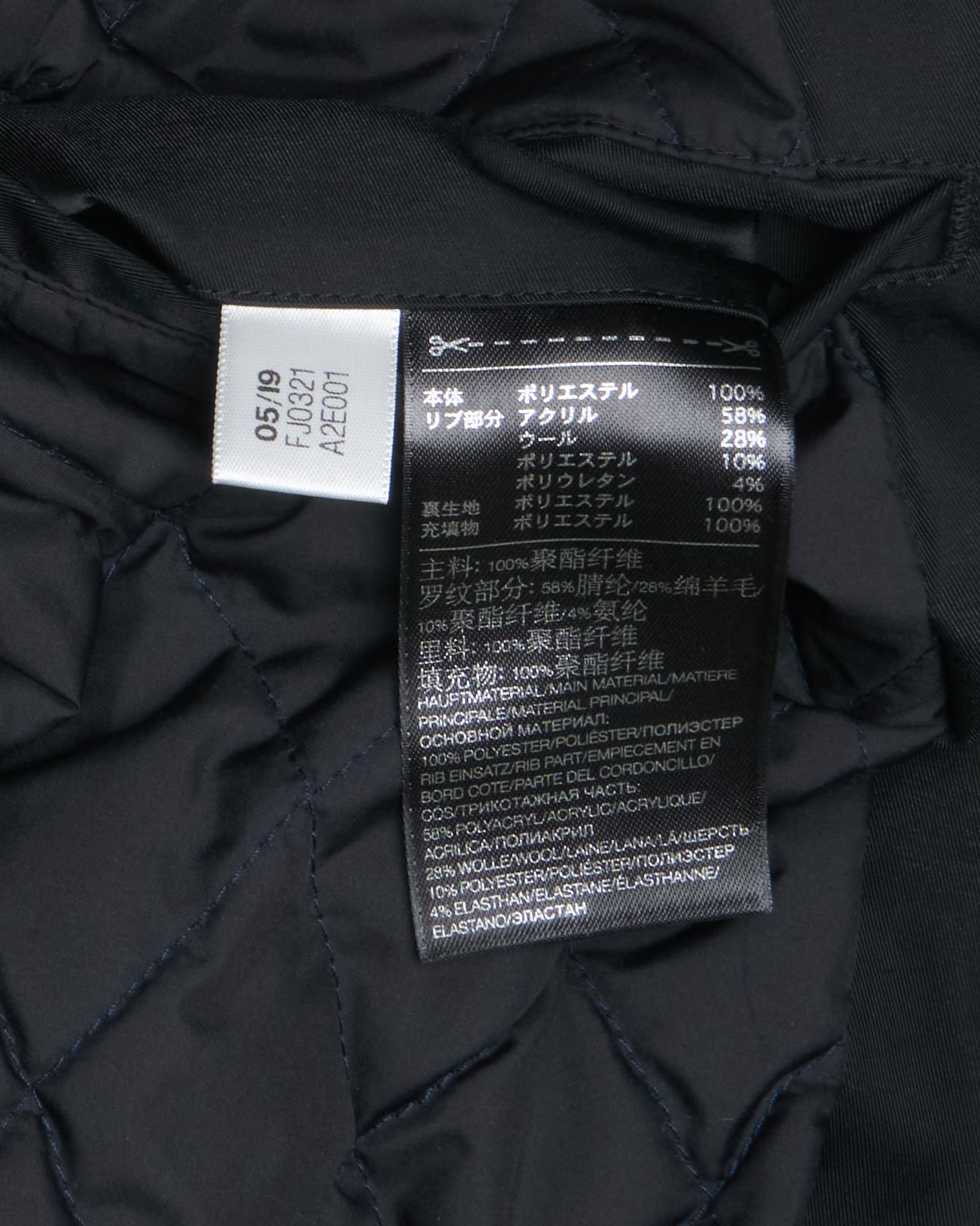 FW/19 Y-3 Yohji Yamamoto Oversized Letters Bomber Jacket