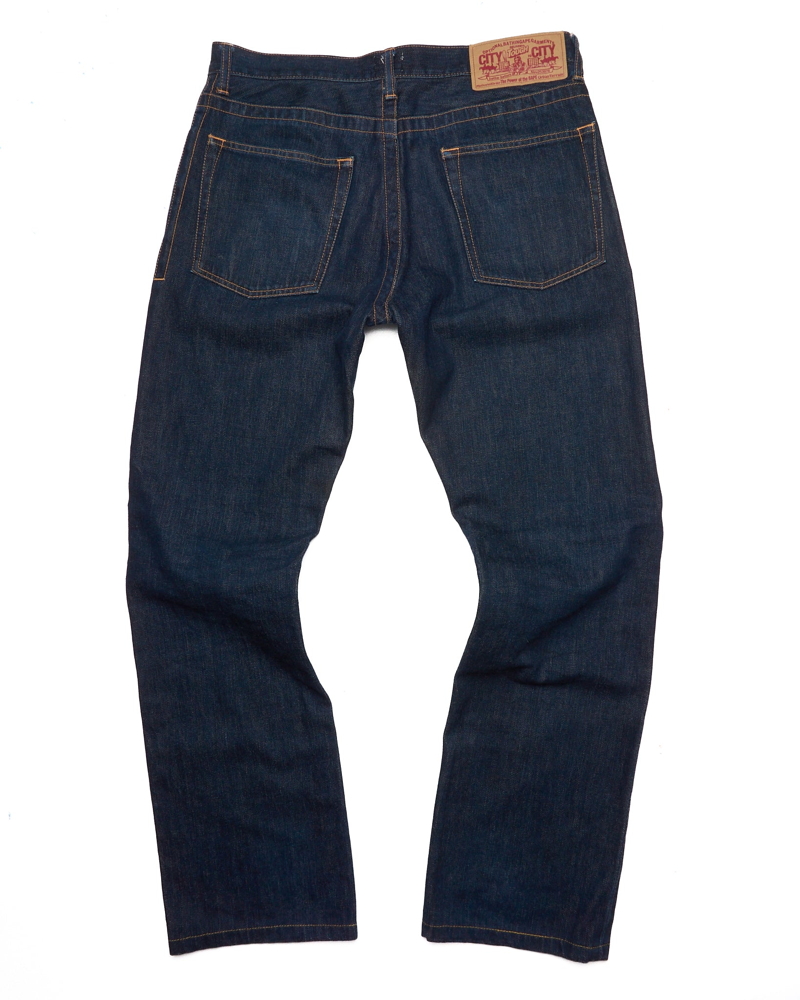 Mid 00s BAPE Red Sta Jeans