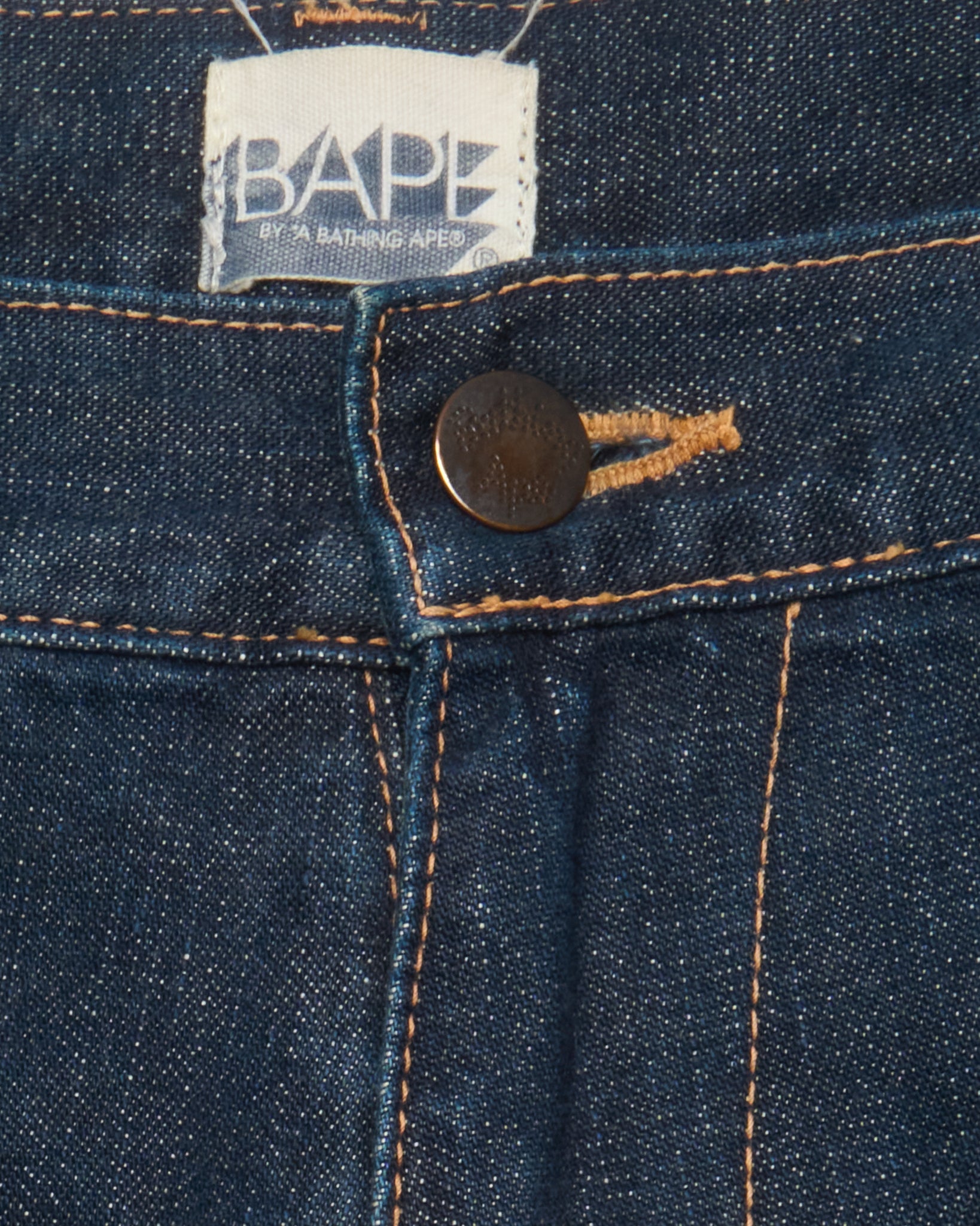 Mid 00s BAPE Red Sta Jeans