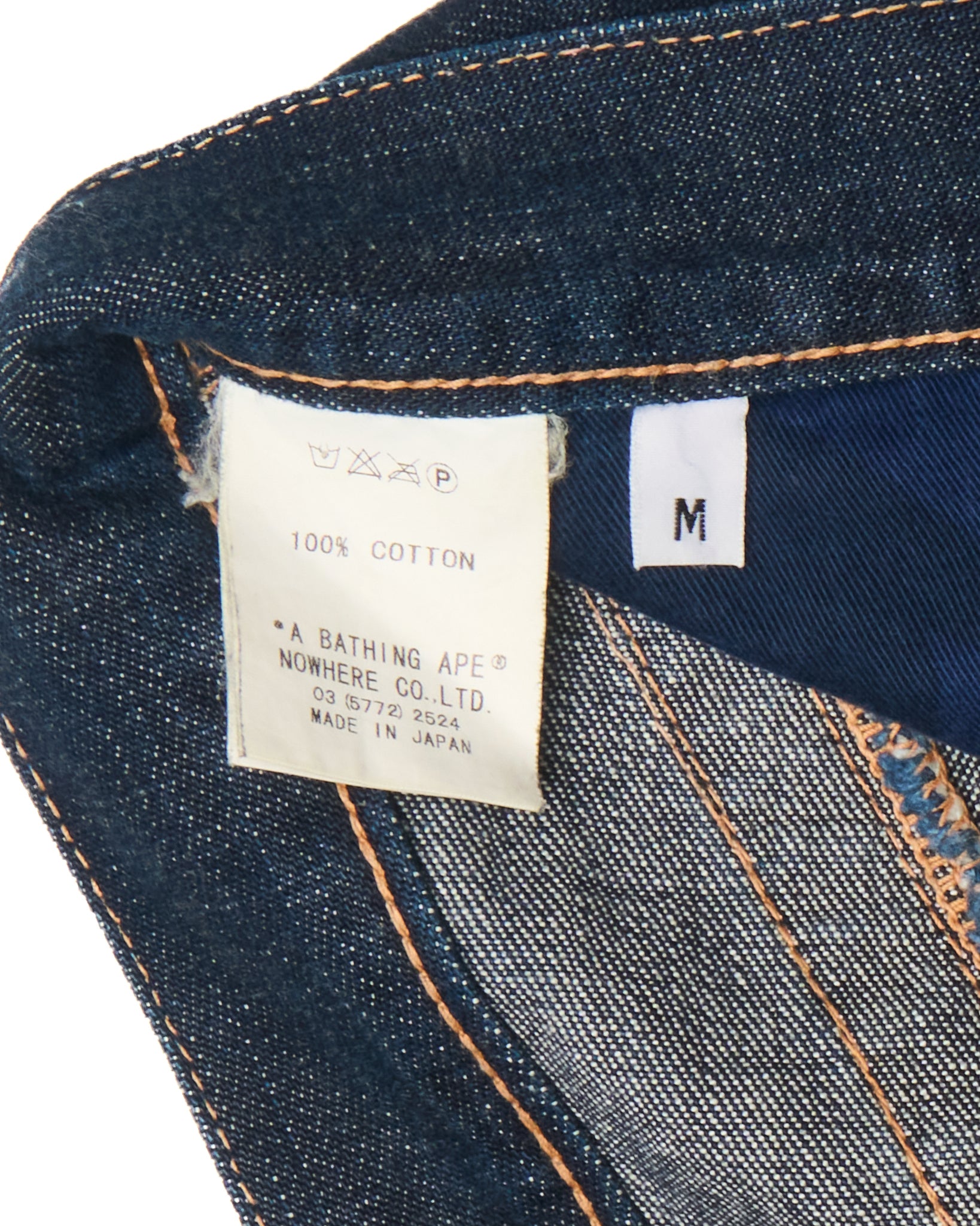 Mid 00s BAPE Red Sta Jeans