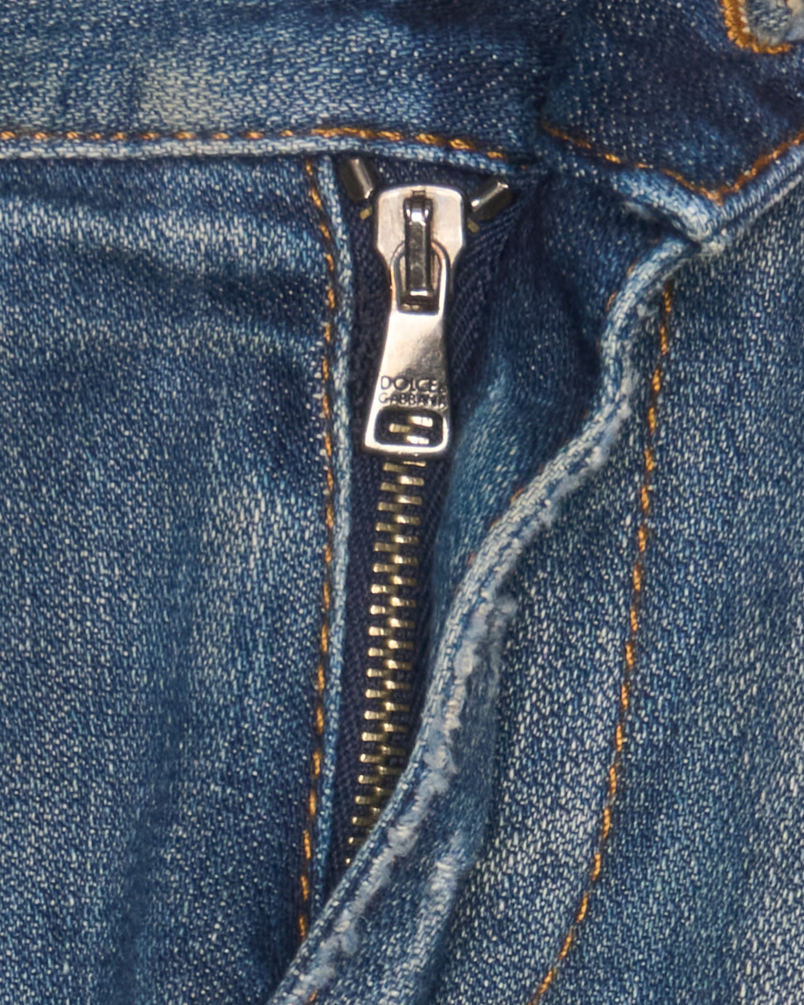 Mid 00s Dolce & Gabbana Distressed Blue Denim
