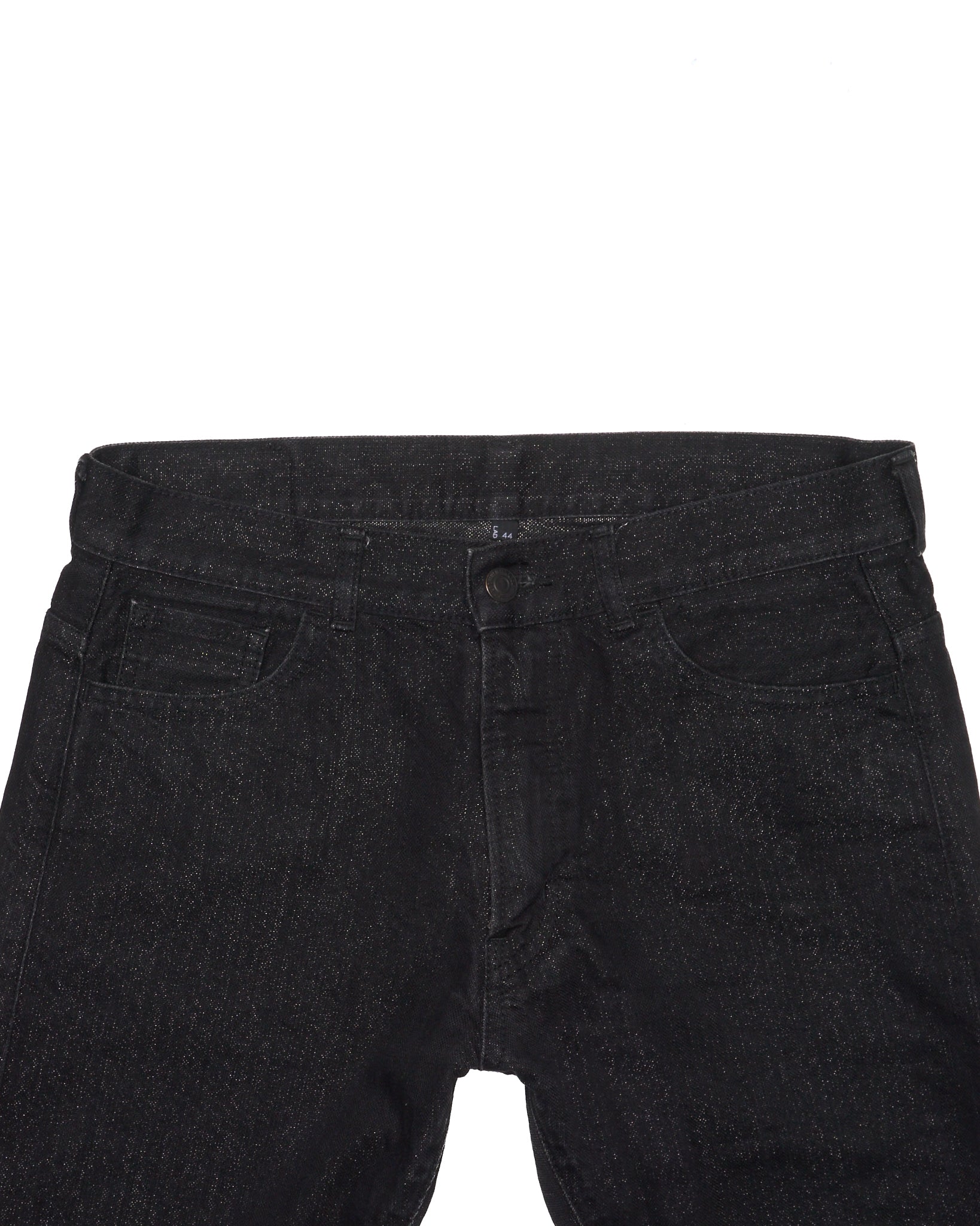 Mid 00s Lad Musician Glittered Black Denim