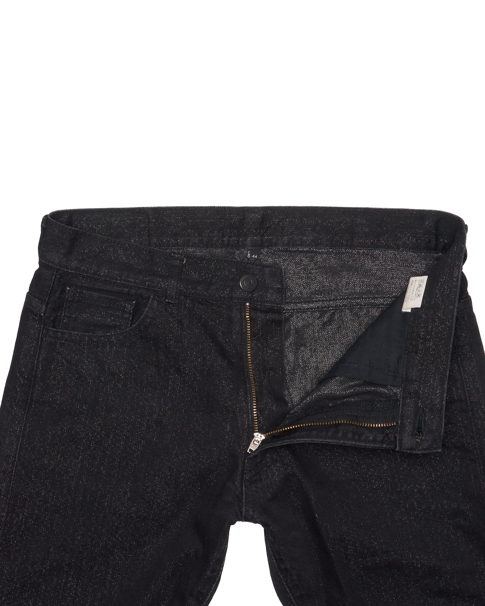 Mid 00s Lad Musician Glittered Black Denim