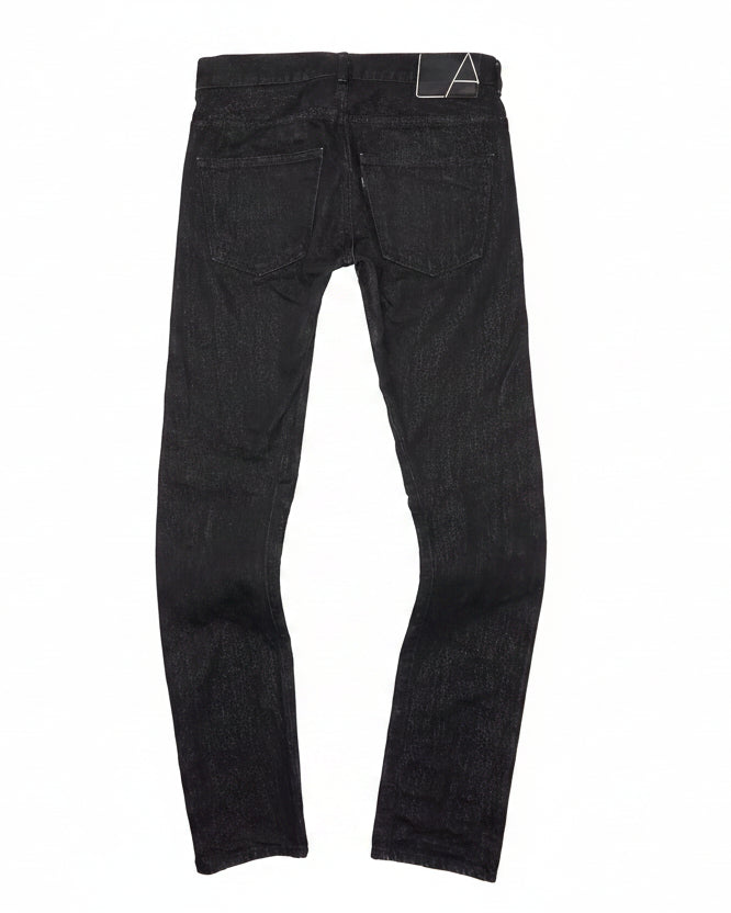 Mid 00s Lad Musician Glittered Black Denim