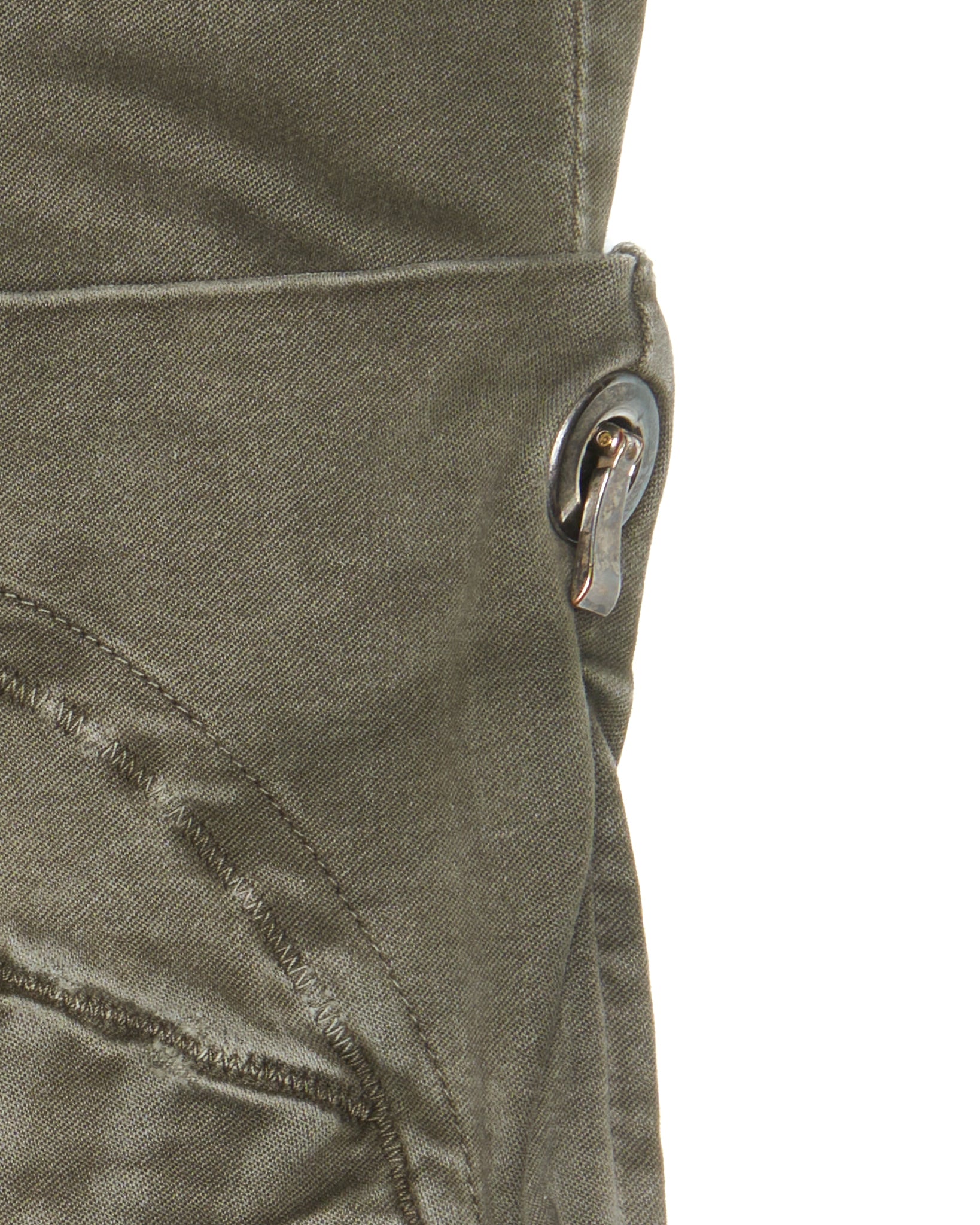 Mid 00s Marithé + François Girbaud Articulated Knee Utility Cargo Capris