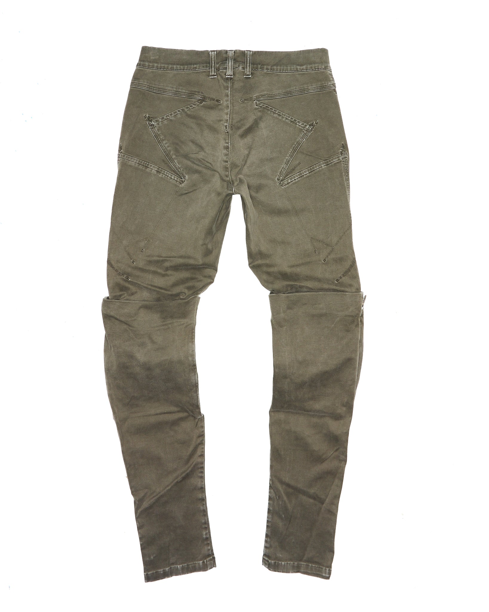 Mid 00s Marithé + François Girbaud Articulated Knee Utility Cargo Capris