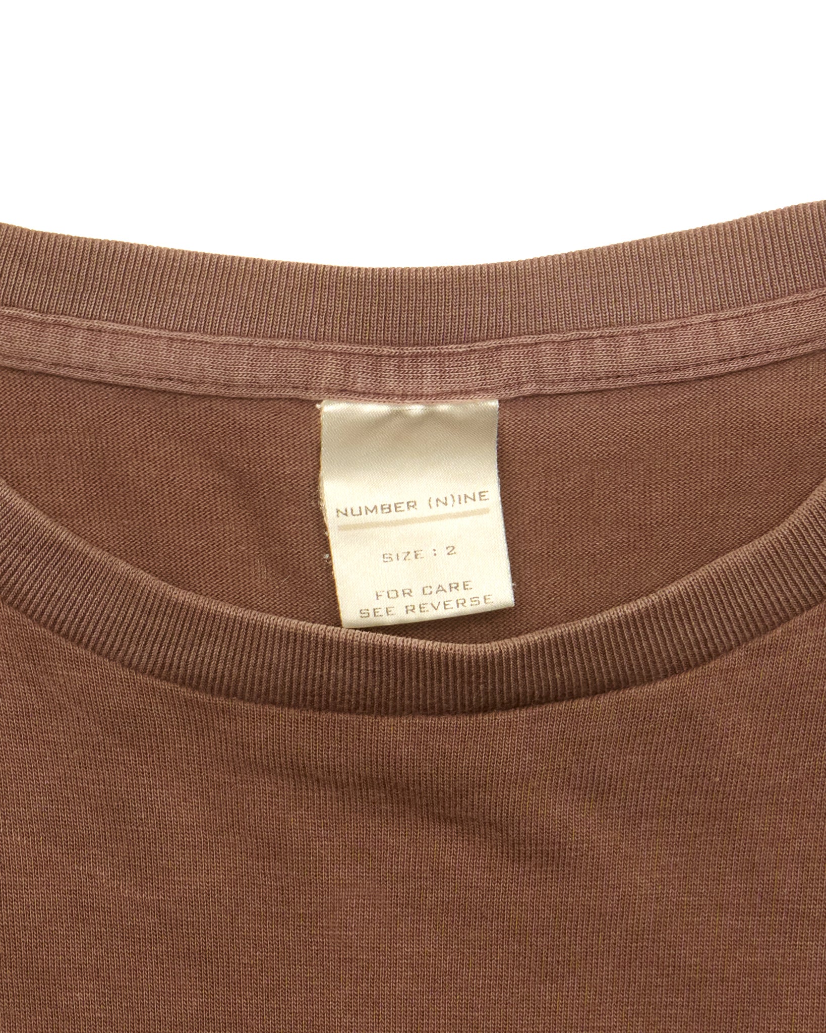 A/W02 Number (N)ine Alphabet Print T-shirt