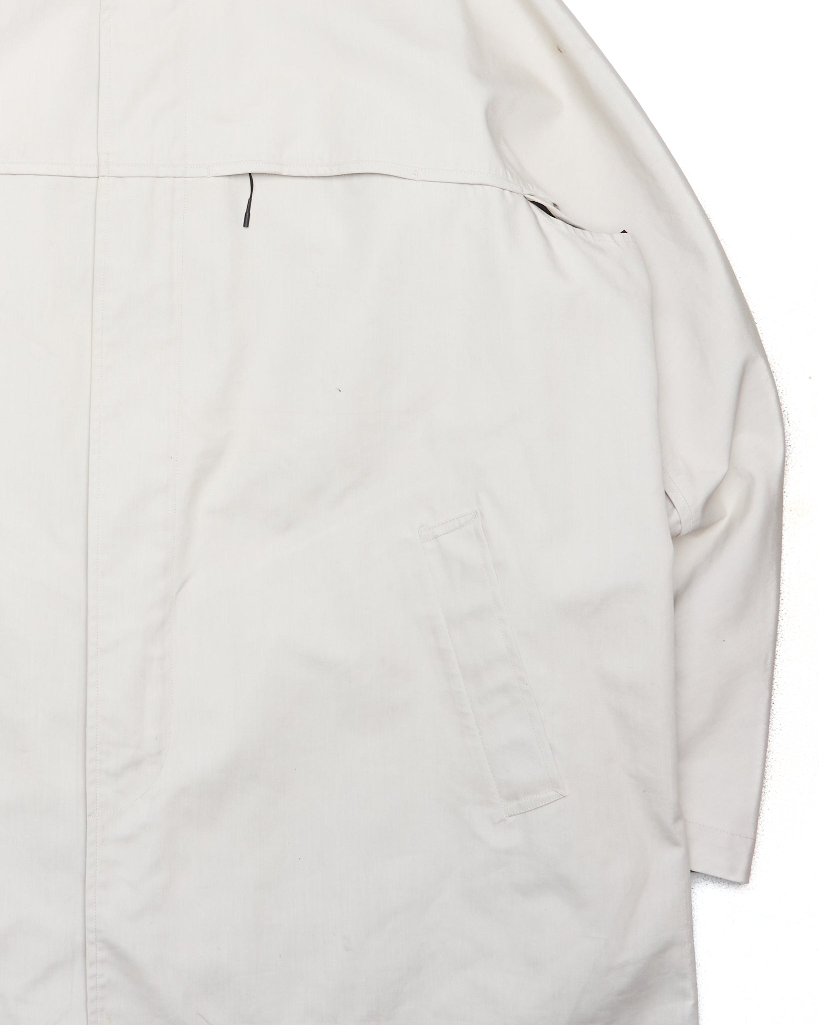 Mid 2010s Y-3 Technical Hooded Mac Coat