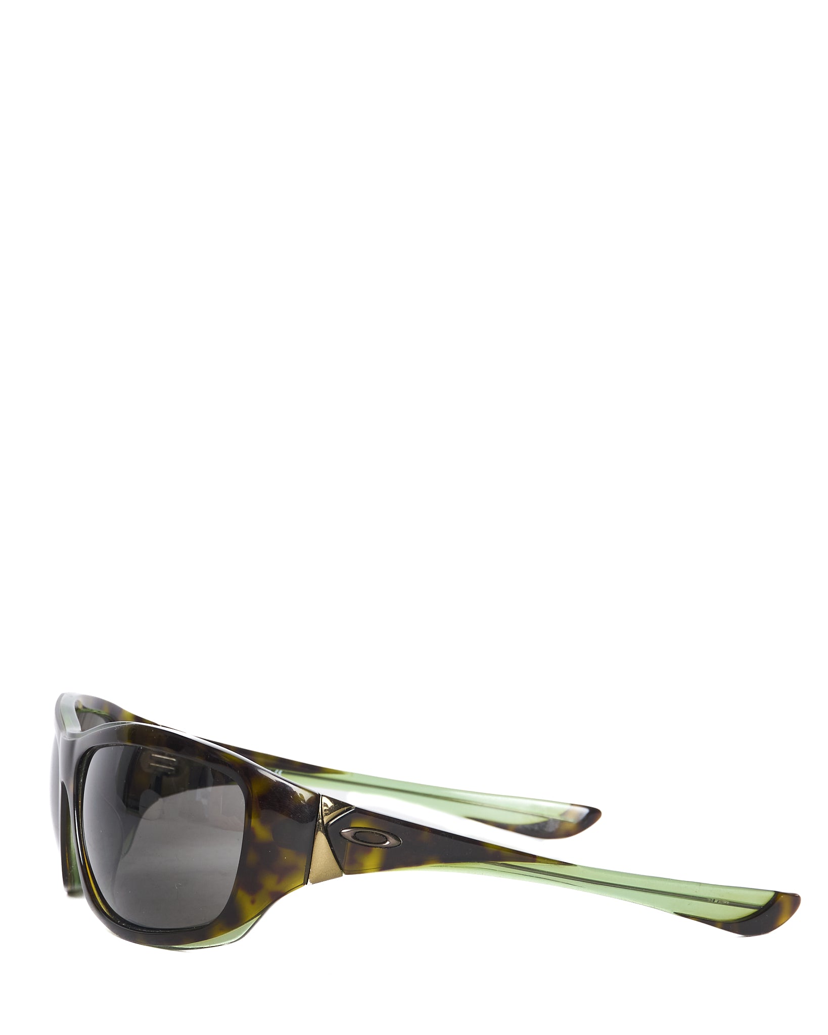 Oakley ‘Disobey’ Bottle Green Tortoise Sunglasses