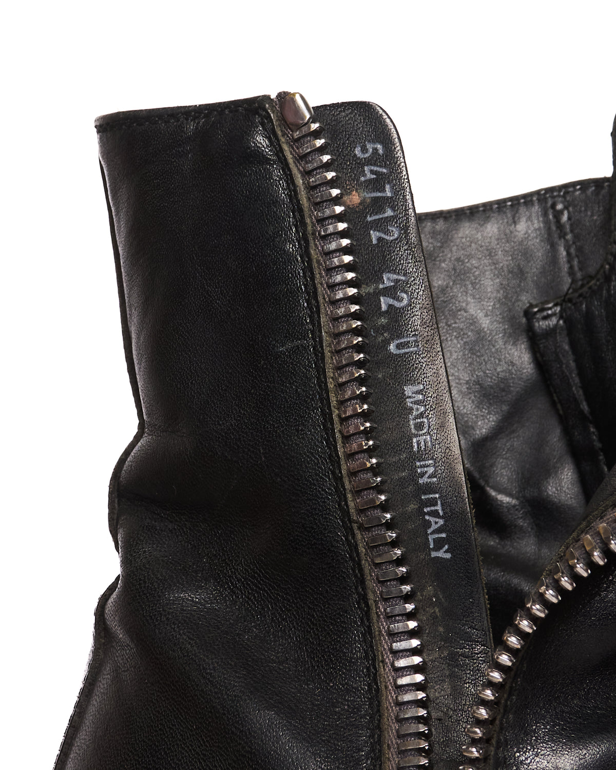 S/S24 Rick Owens Mega Bumper Black/Milk Ramones Sneaker