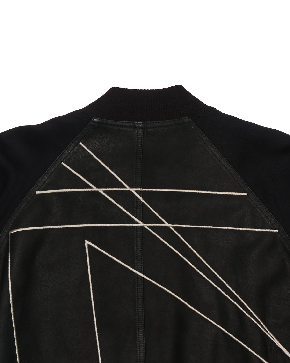 S/S16 Rick Owens “Cyclops” Sheepskin/Silk Embroidered Bomber