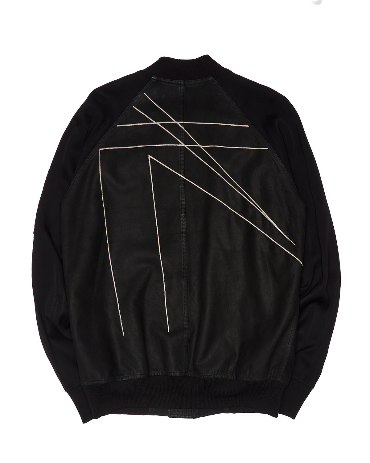 S/S16 Rick Owens “Cyclops” Sheepskin/Silk Embroidered Bomber