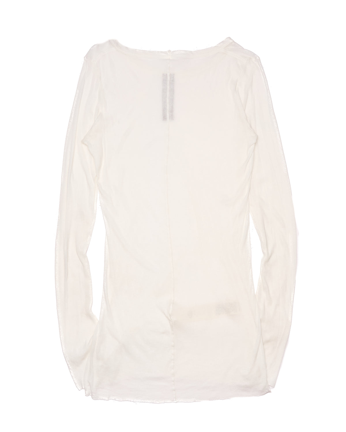 S/S25 Rick Owens ‘HOLLYWOOD’ Ribbed Jersey Milk Long-Sleeve