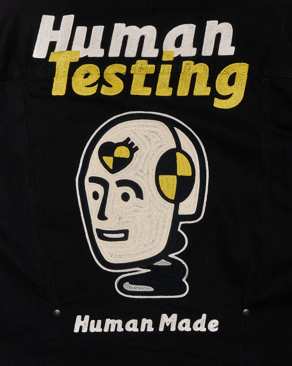 ‘22 Human Made x A$AP Rocky “Human Testing” Black Type II Denim Jacket