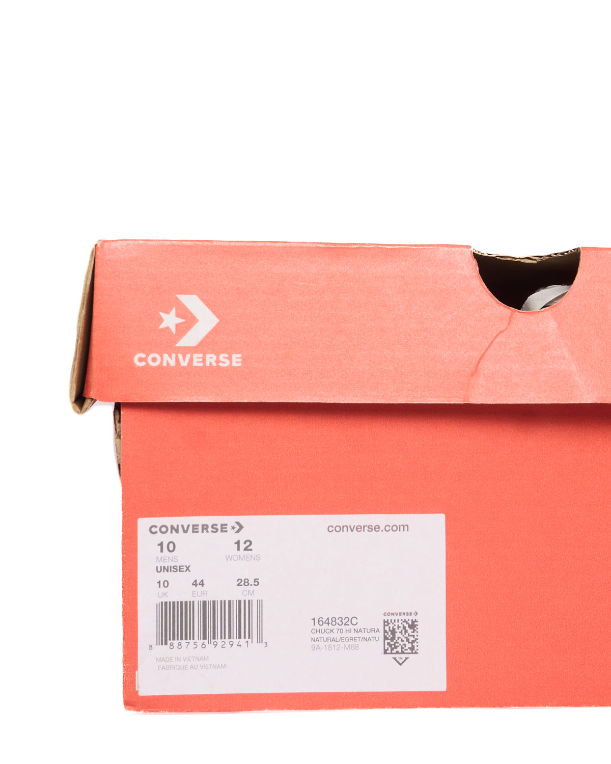 F/W19 Undercover x Converse Natural/Egret Chuck 70 Hi
