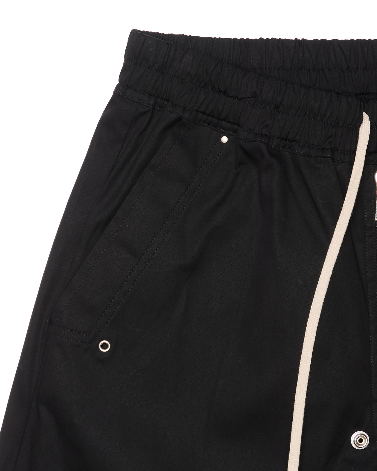 F/W25 Rick Owens ‘CONCORDIANS’ Wide Leg Heavy Cotton Black Bela Pants