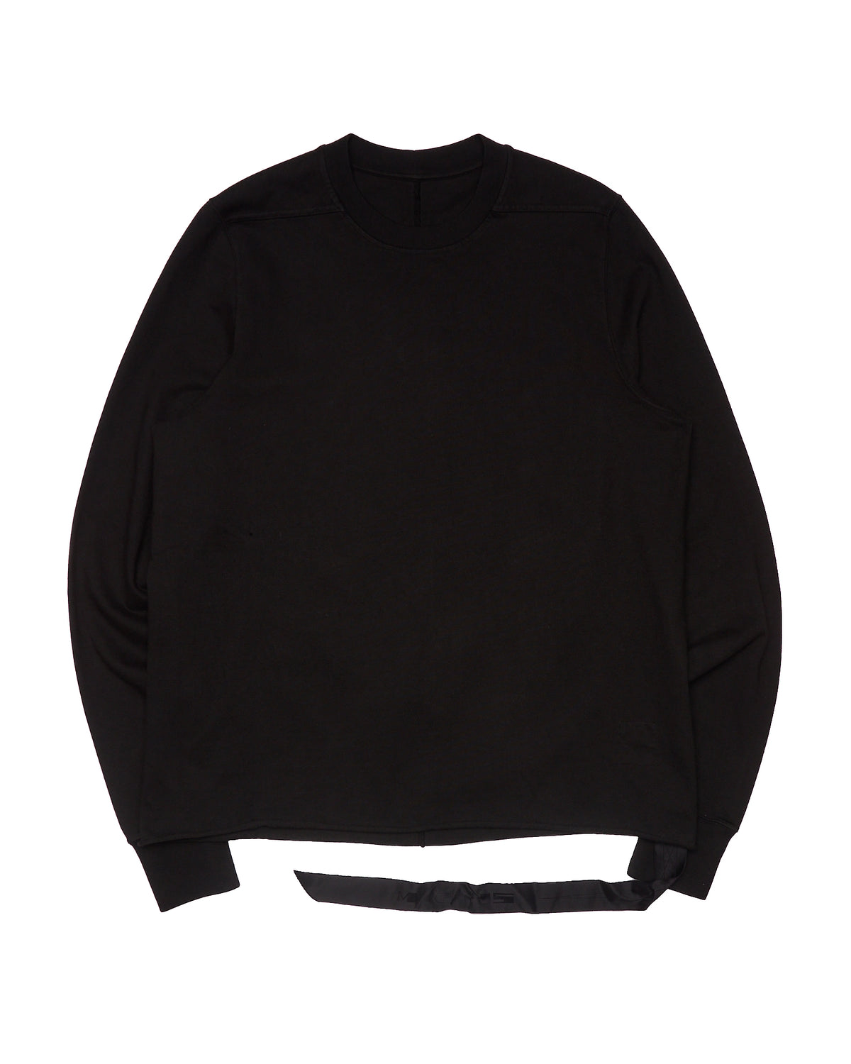 Rick Owens DRKSHDW Cotton Black Jersey Crewneck Sweater