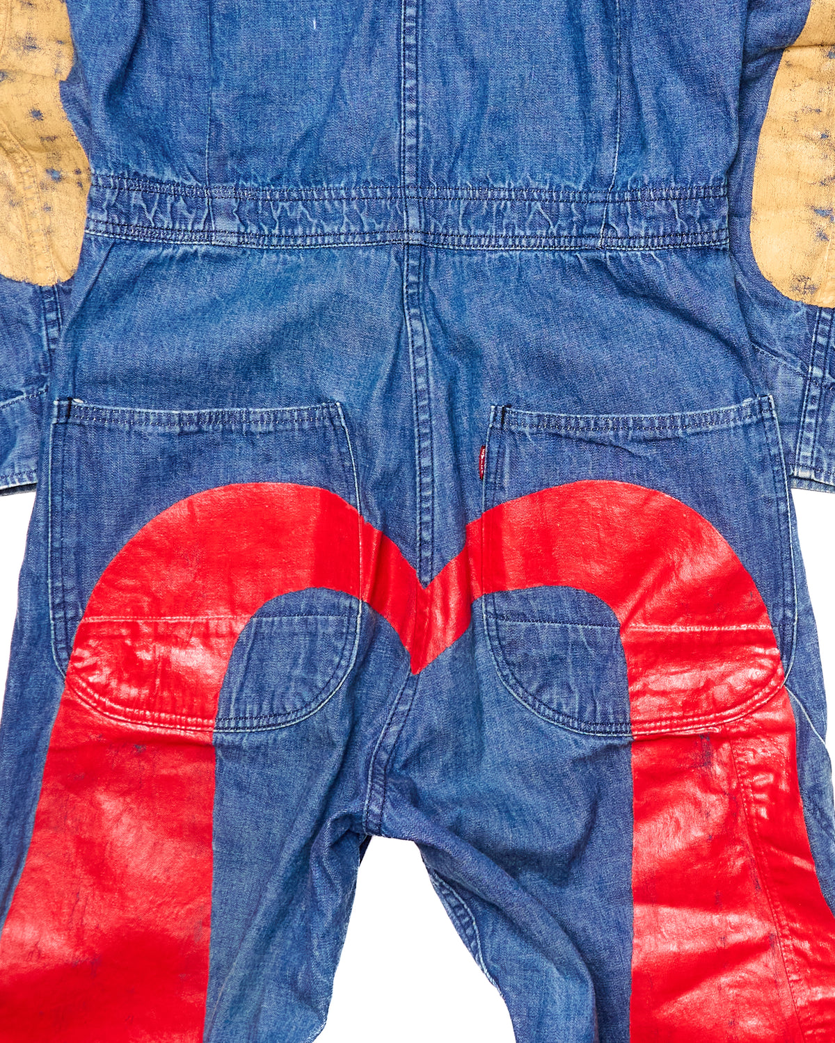 Early 00s EVISU Double Diakoku Hand-Paint Coverall