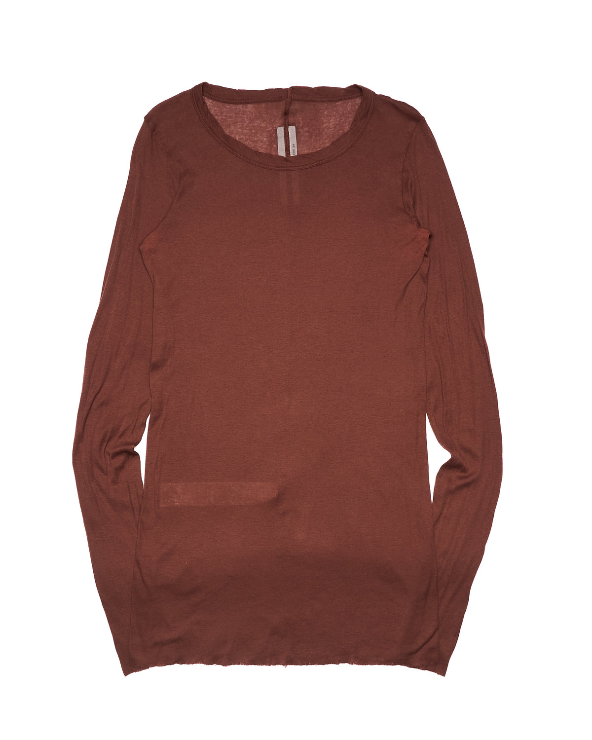 F/W24 Rick Owens ‘PORTERVILLE’  Ribbed Jersey Throat Long-Sleeve