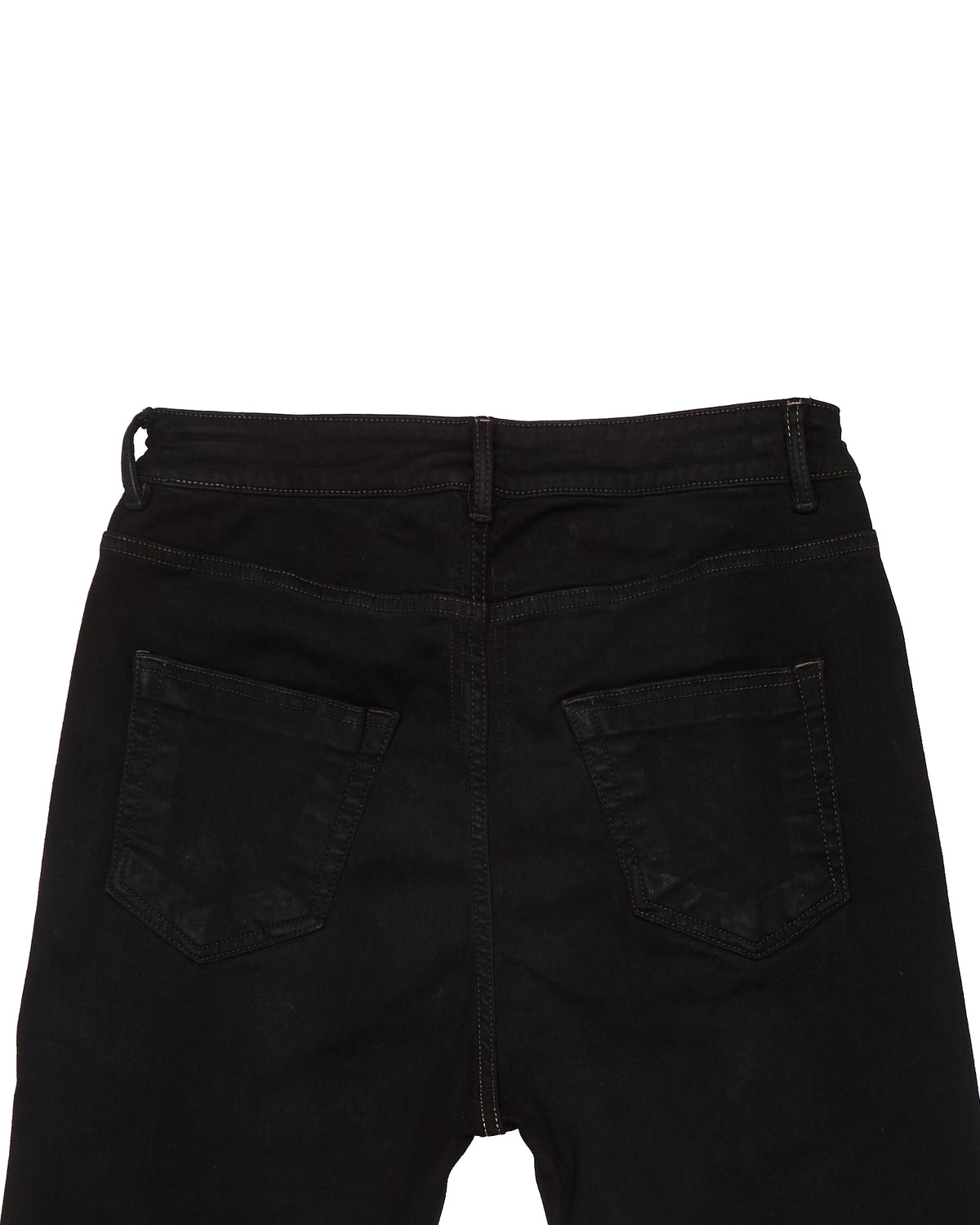 F/W2023 Rick Owens "LUXOR" DRKSHDW Black Detroit Cut Slim-Fit Jeans