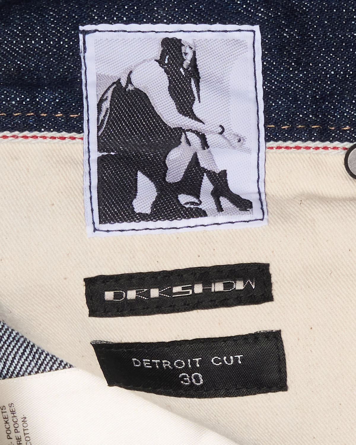 Rick Owens DRKSHDW 14oz Indigo Detroit Cut Slim-Fit Jeans