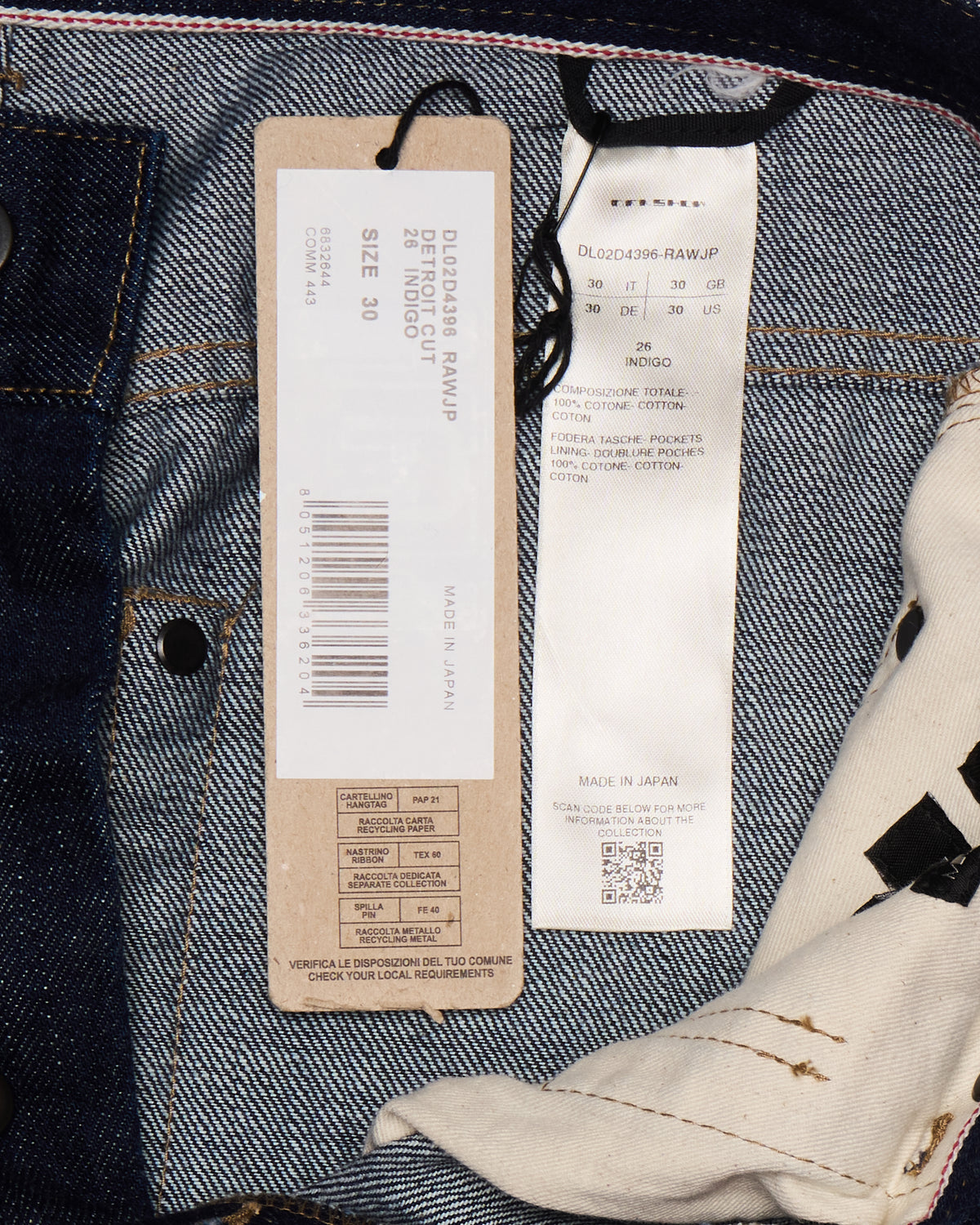 Rick Owens DRKSHDW 14oz Indigo Detroit Cut Slim-Fit Jeans