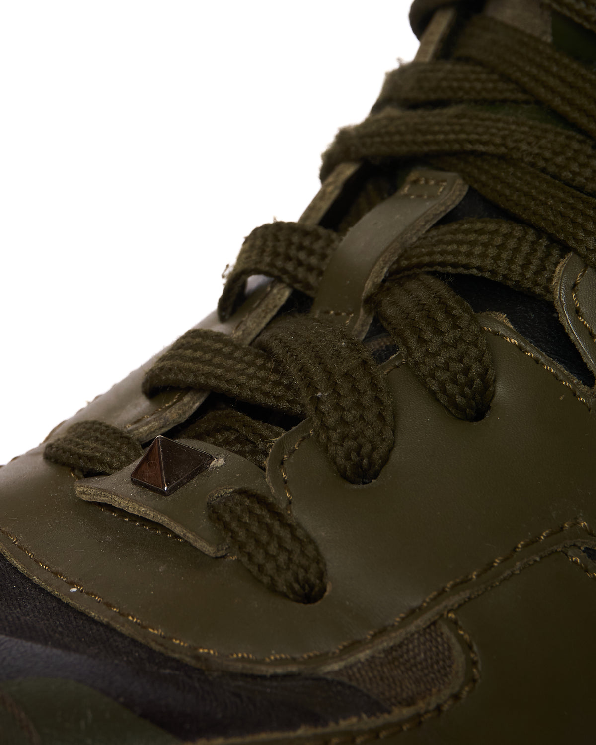 F/W12 Valentino Garavani Camouflage Leather High-Top Sneakers