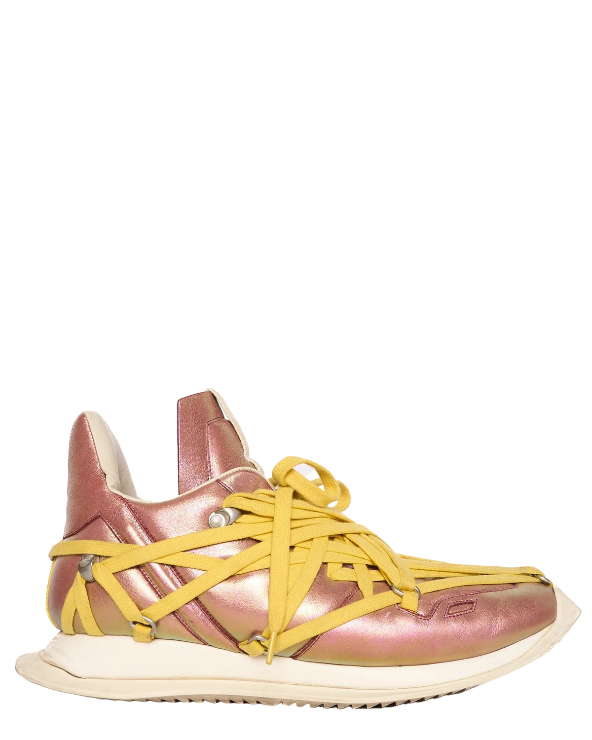 S/S20 Rick Owens “Tecuatl” Maximal Irise/Metallic Runner Sneaker