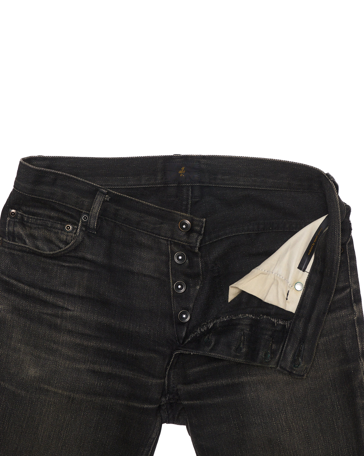 Early 00s Ato Dark Grey Skinny Jeans