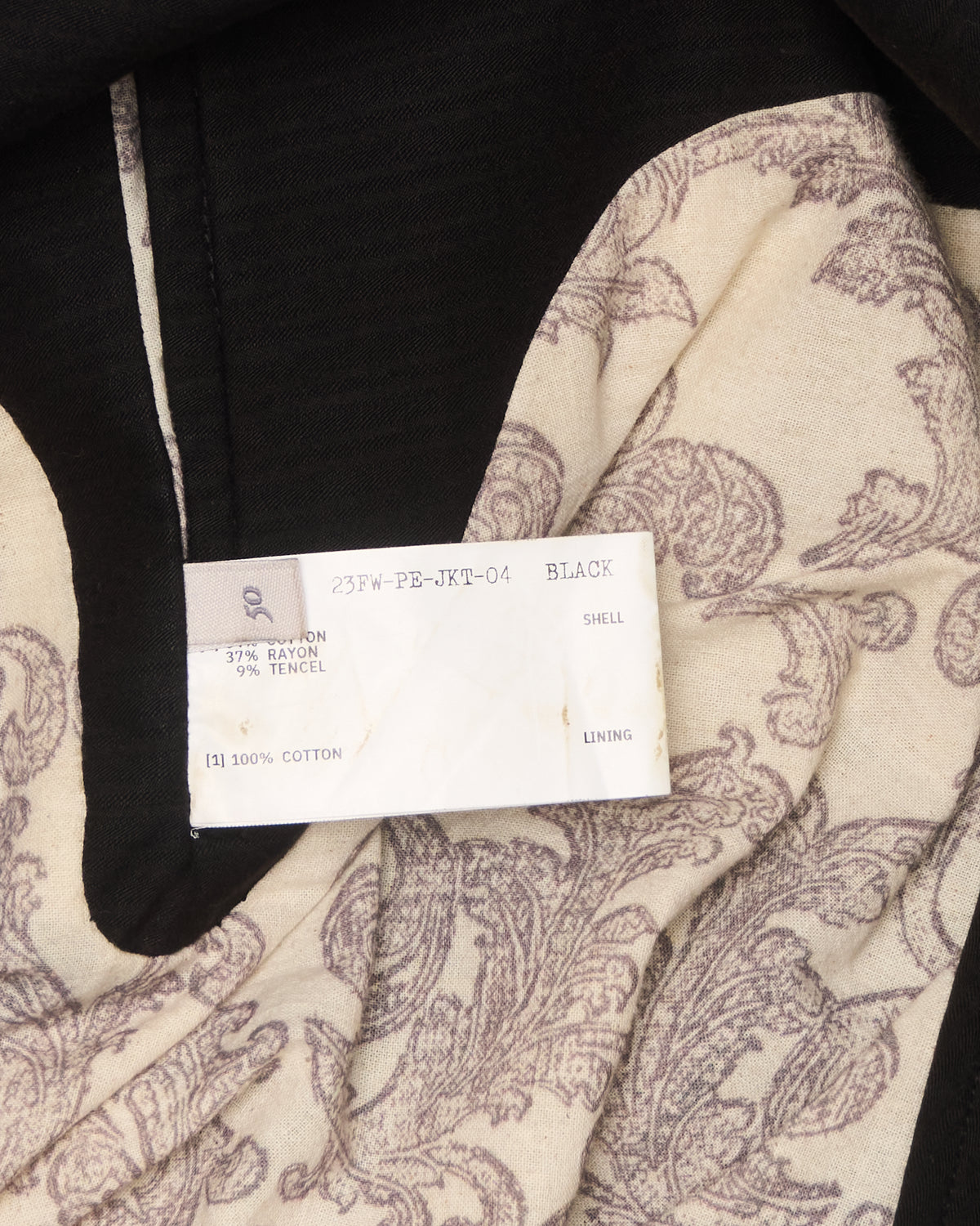 F/W23 Professor.E Black Kimono/Fencing Jacket