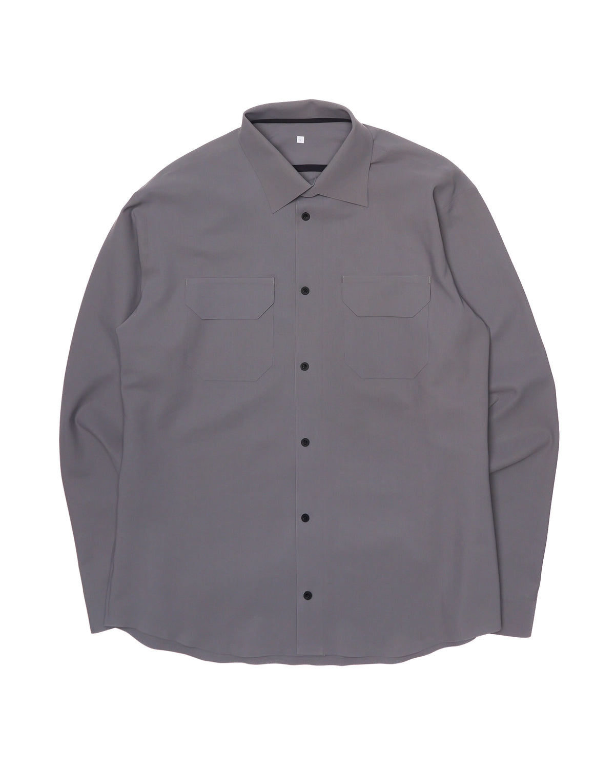 A/W21 GR10K Taupe/Grey Bonded Shirt