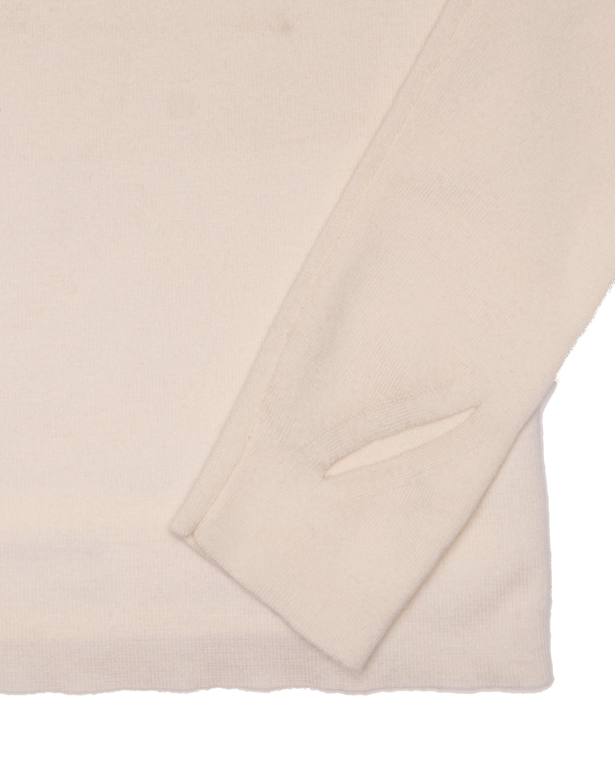 Dion Lee Ivory Merino Cut-Out Knit Long Sleeve