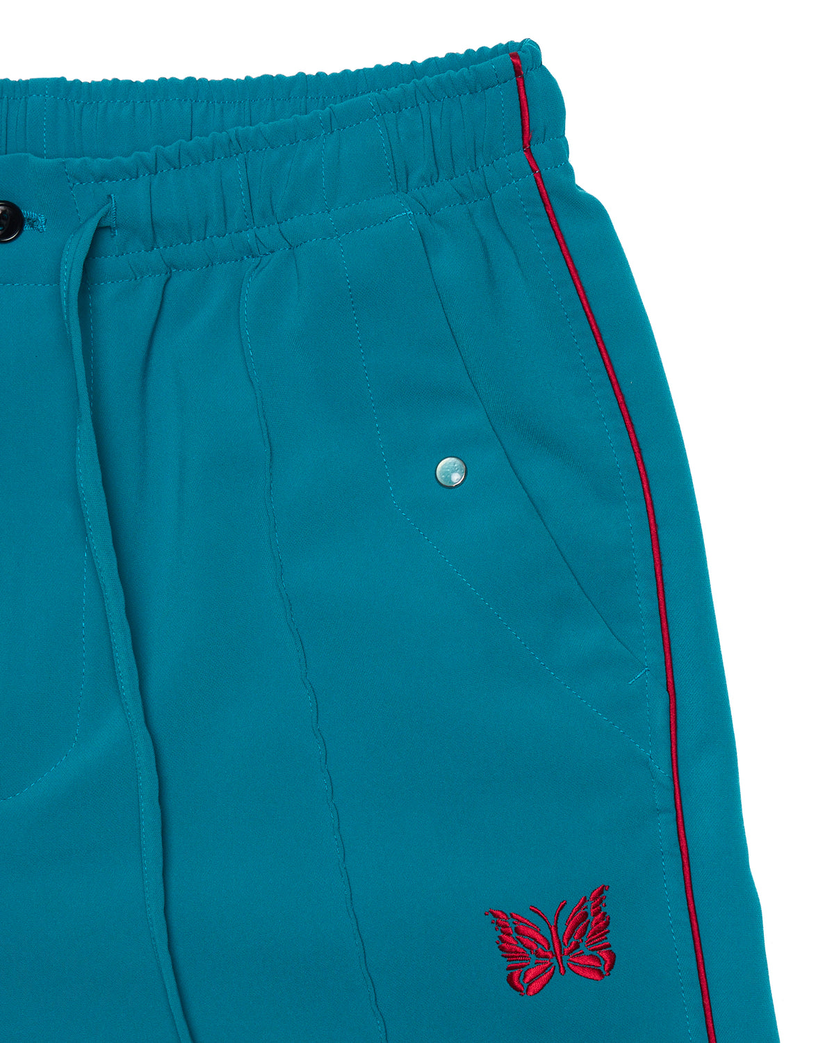 Needles Red Piping Flared Turquoise Track Pant