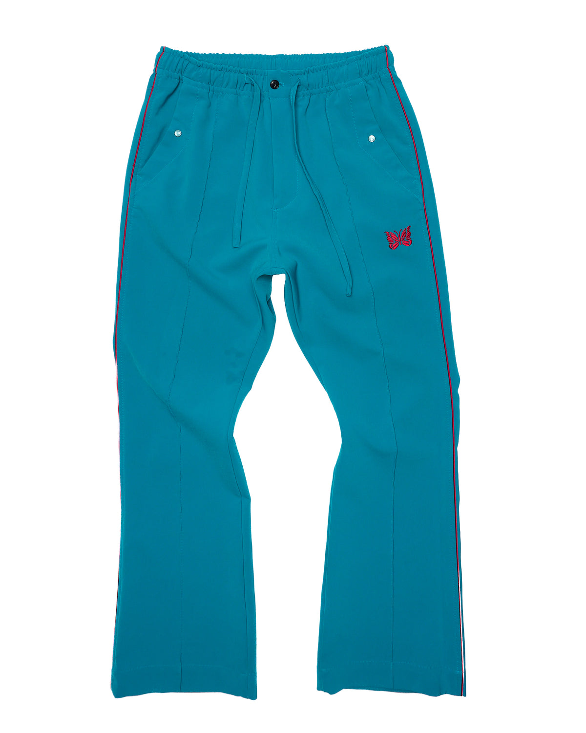 Needles Red Piping Flared Turquoise Track Pant