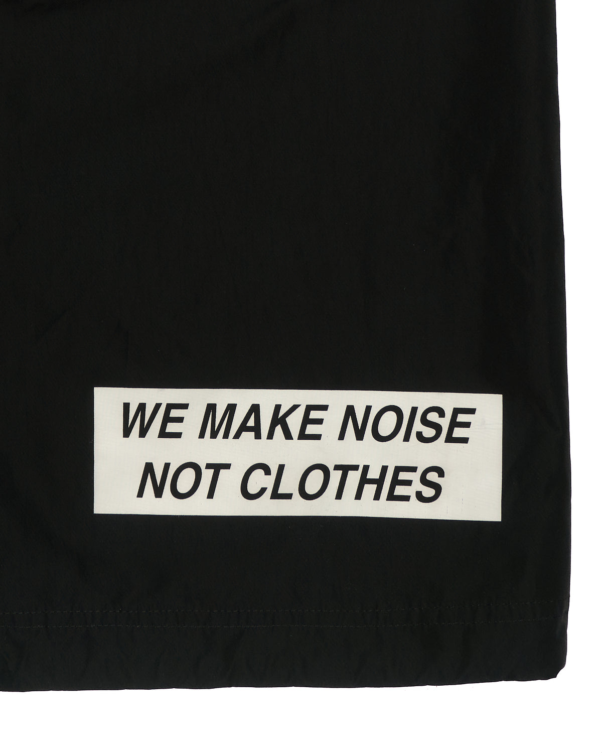S/S18 Undercover Black Spiritual Noise Raincoat