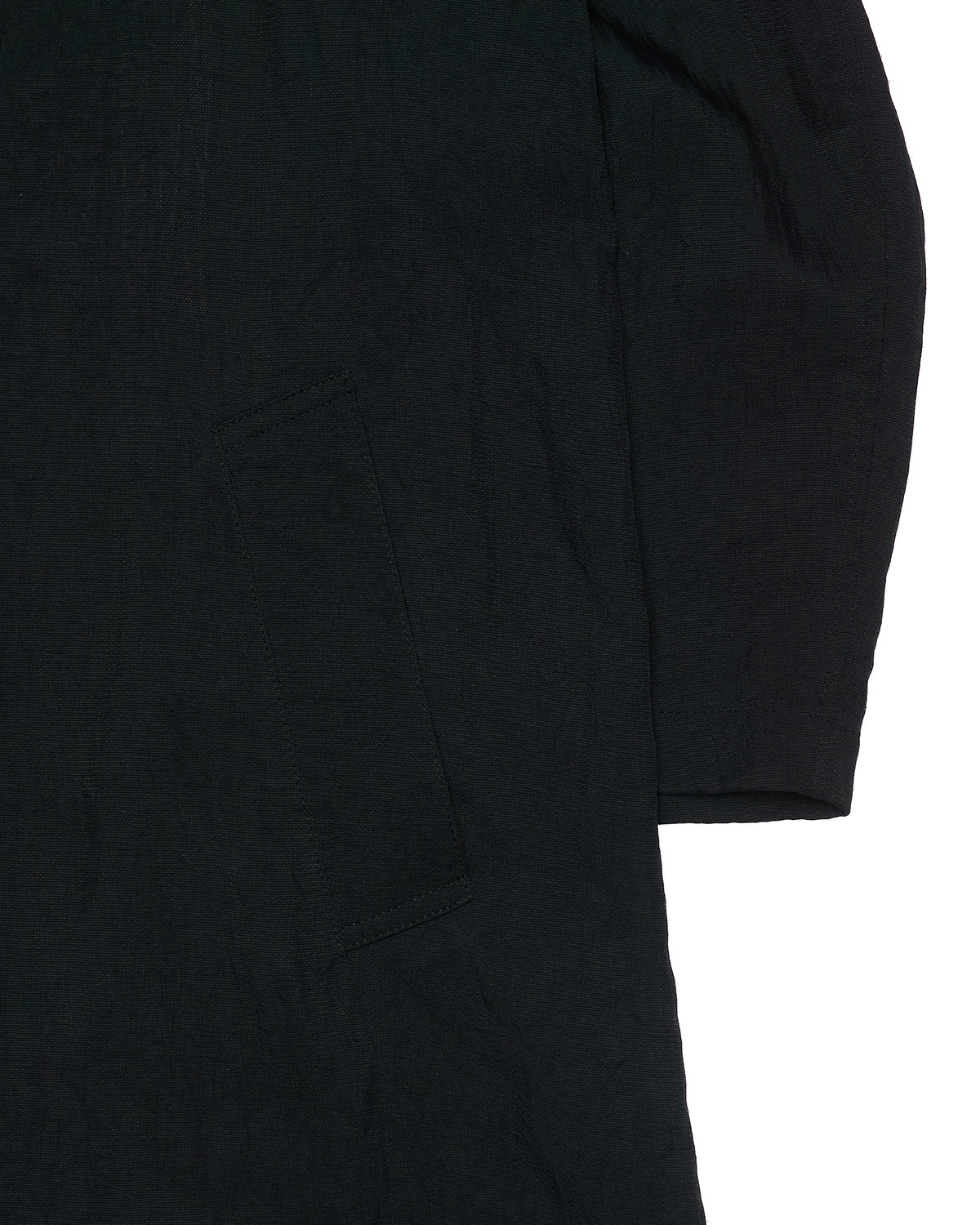 Late 80s Y’s for Men Yohji Yamamoto Black Nylon Trench Coat