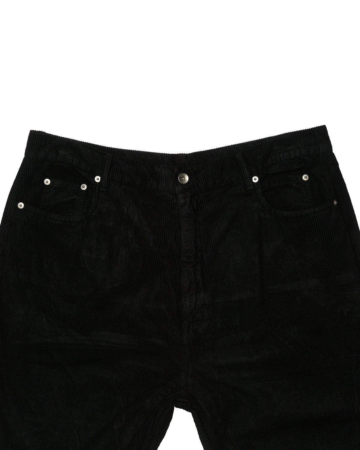 Rick Owens DRKSHDW Bolan Foil Coated Corduroy Bootcut Pants